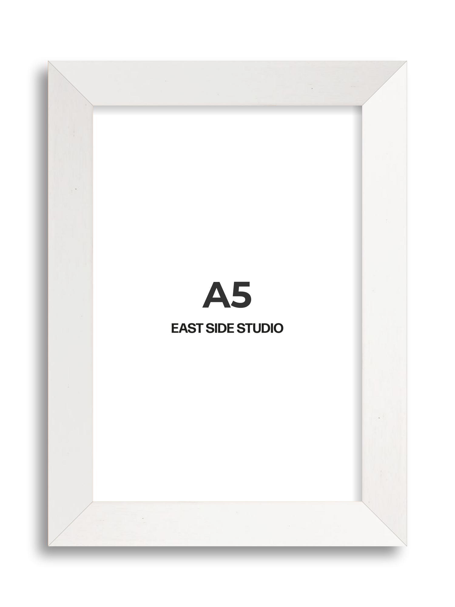 White Stain A5 picture frame