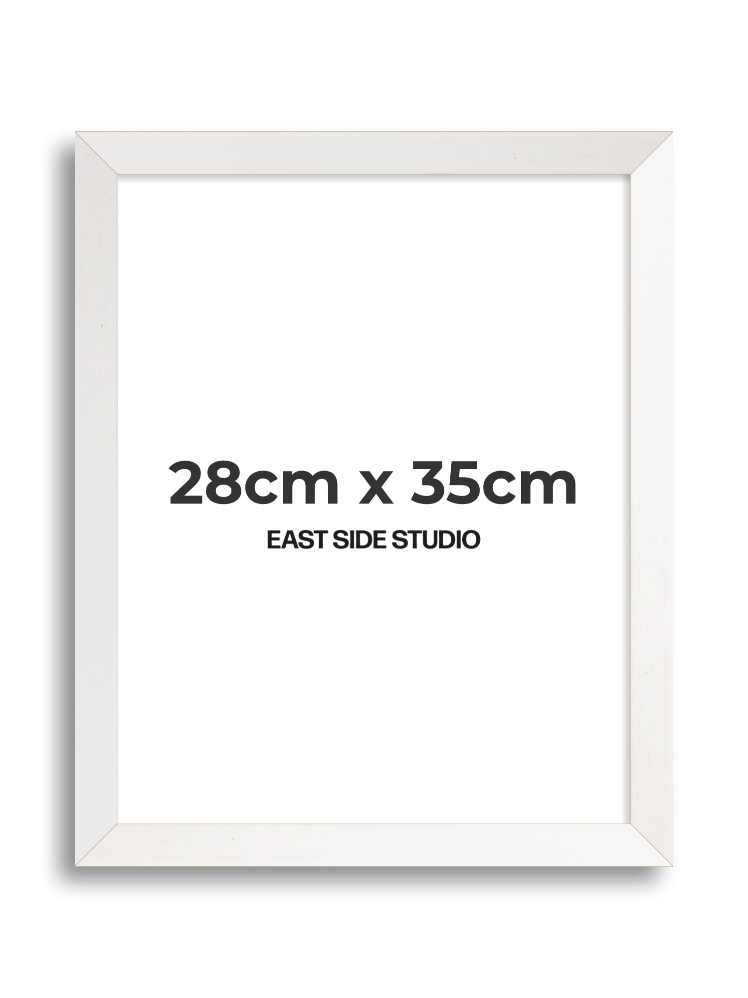 White Stain 28cm x 35cm picture frame