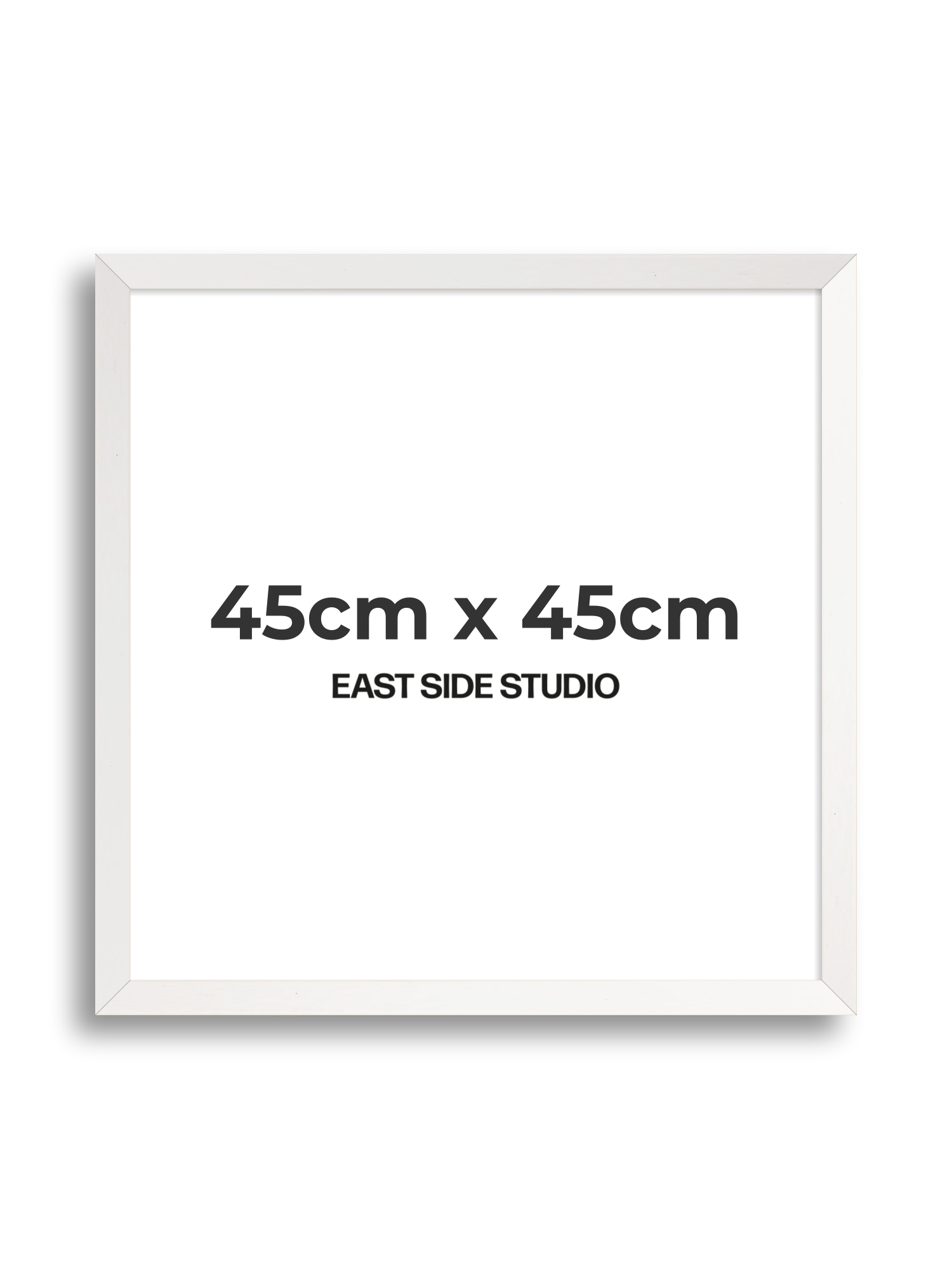 White Stain 45cm x 45cm picture frame