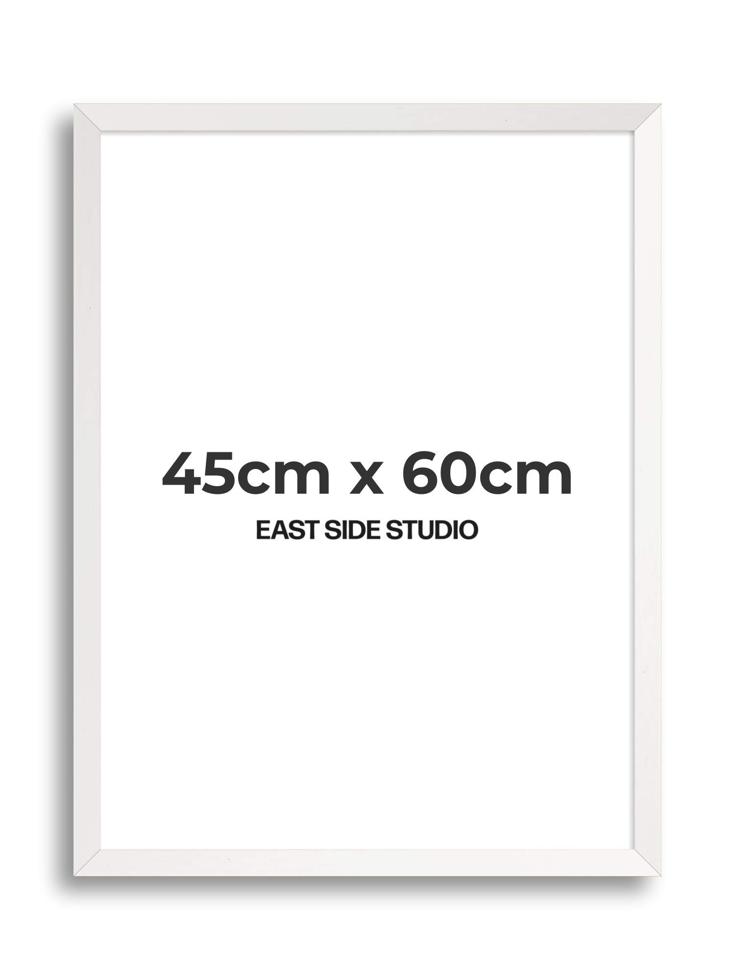 White Stain 45cm x 60cm picture frame
