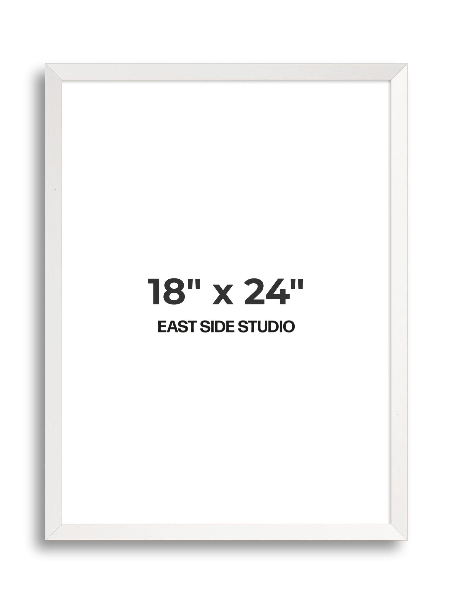 White Stain 18" x 24" picture frame