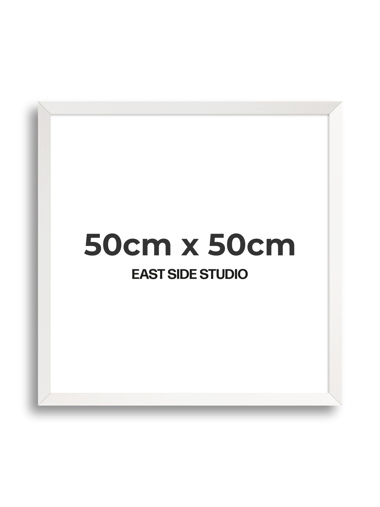 White Stain 50cm x 50cm picture frame