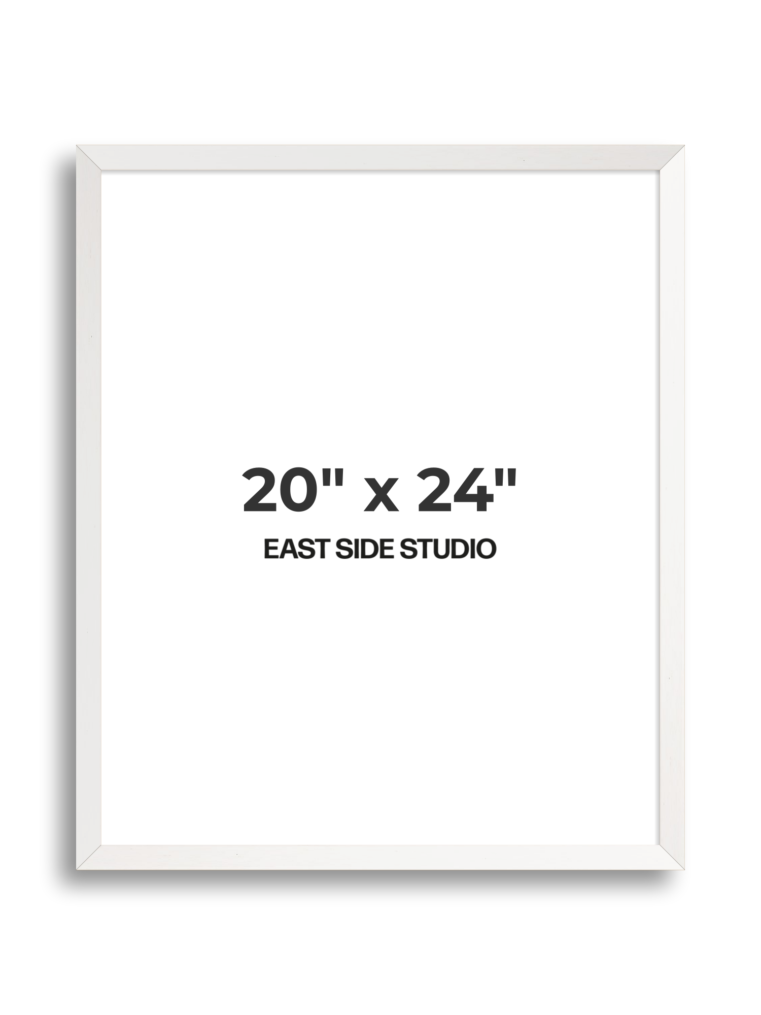 White Stain 20" x 24" picture frame