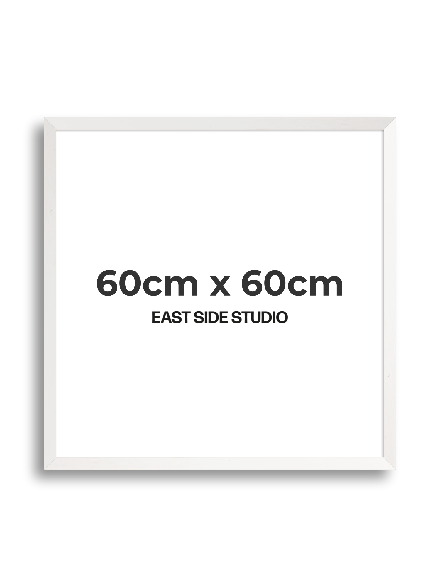 White Stain 60cm x 60cm picture frame