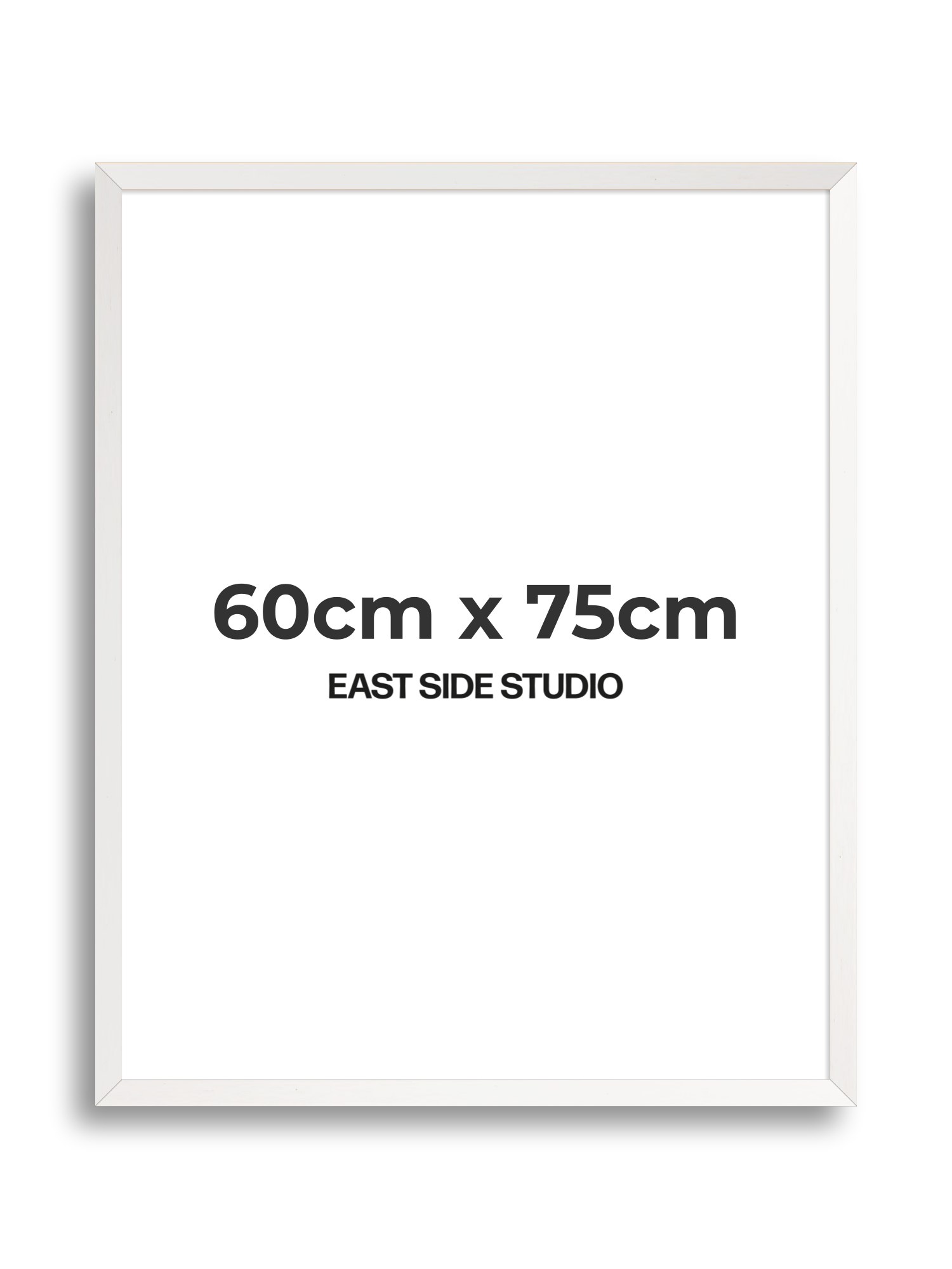 White Stain 60cm x 75cm picture frame