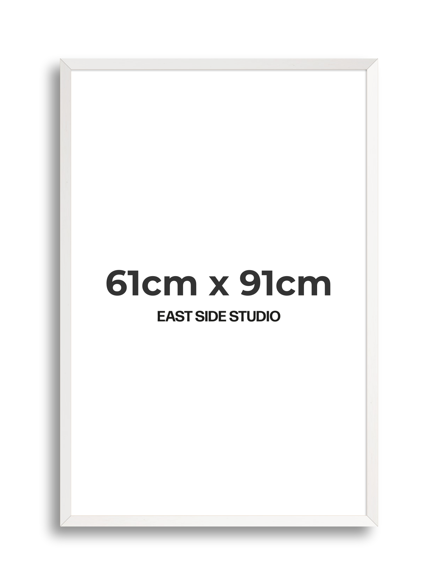 White Stain 61cm x 91cm picture frame