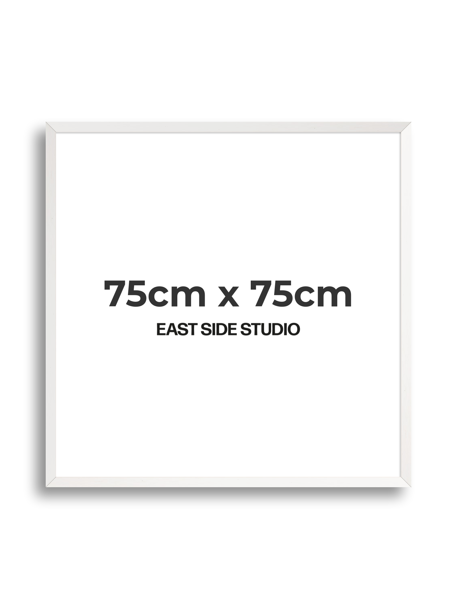 White Stain 75cm x 75cm picture frame