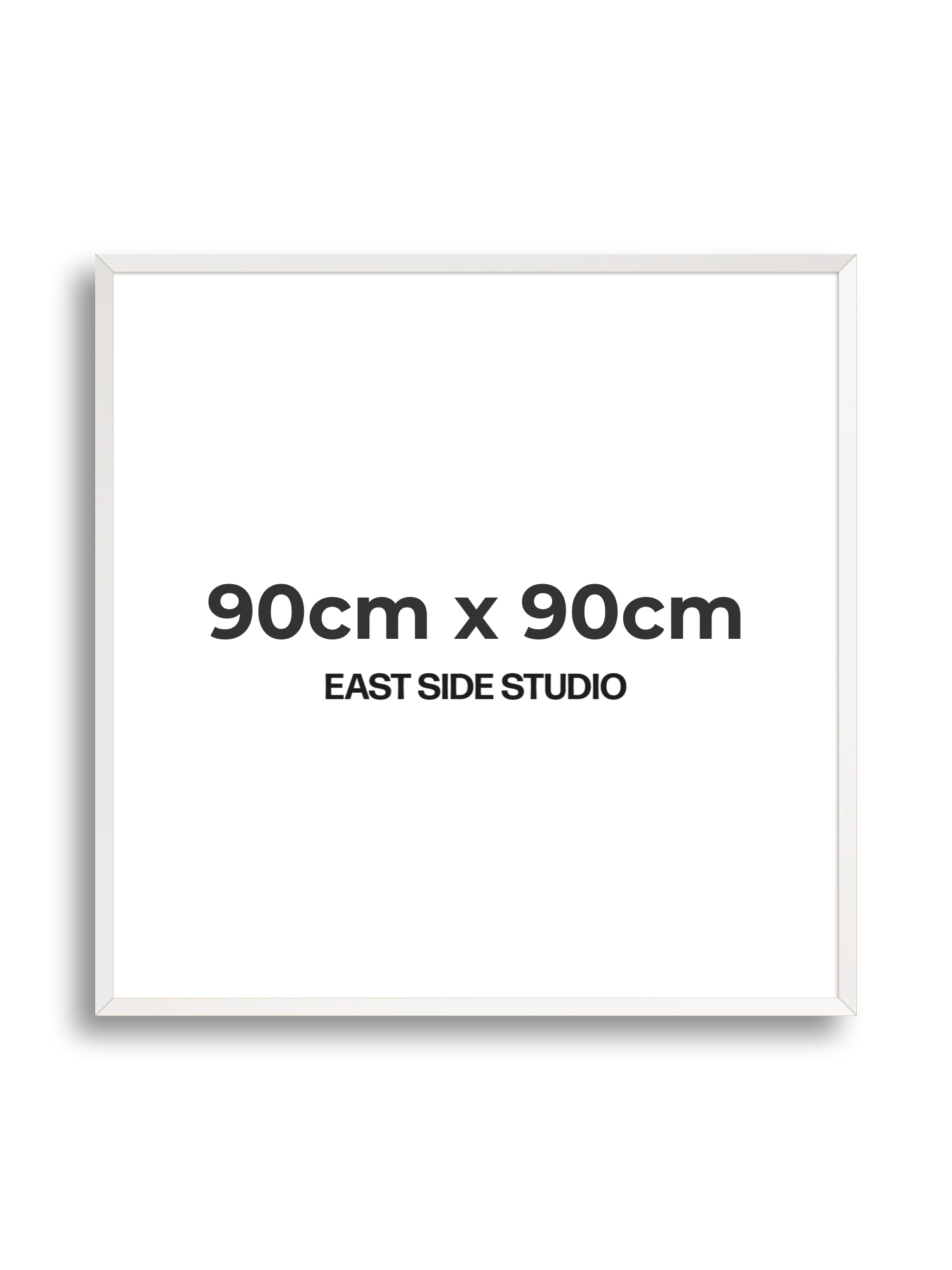 White Stain 90cm x 90cm picture frame