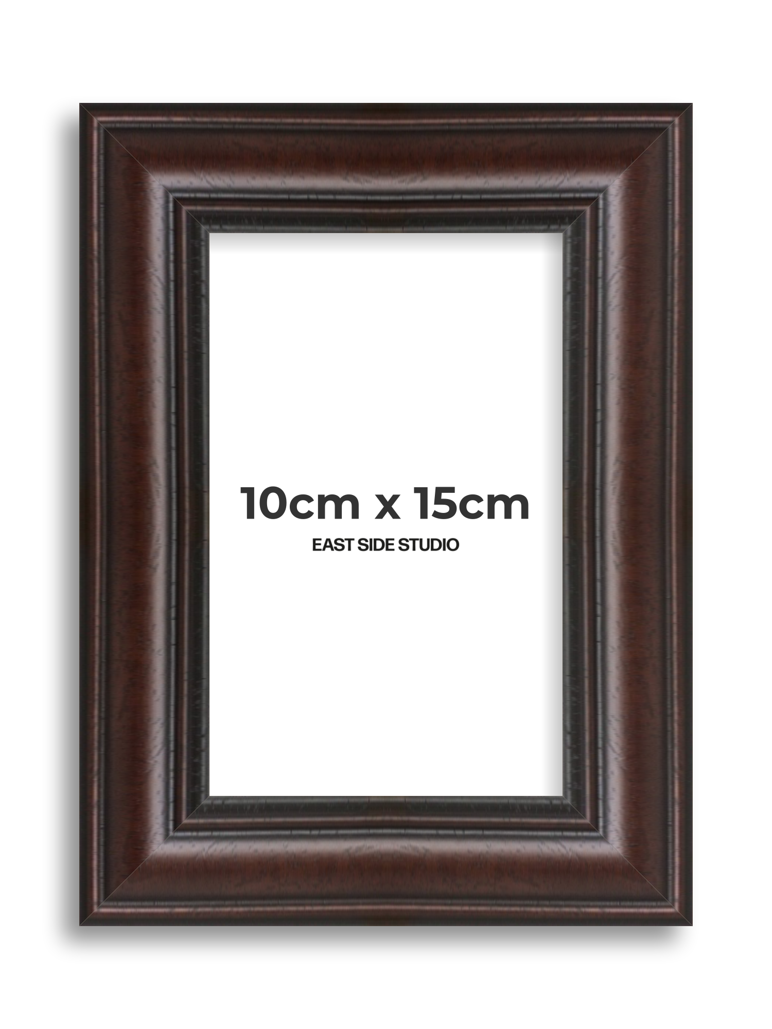 Antique Mahogany 10cm x 15cm picture frame