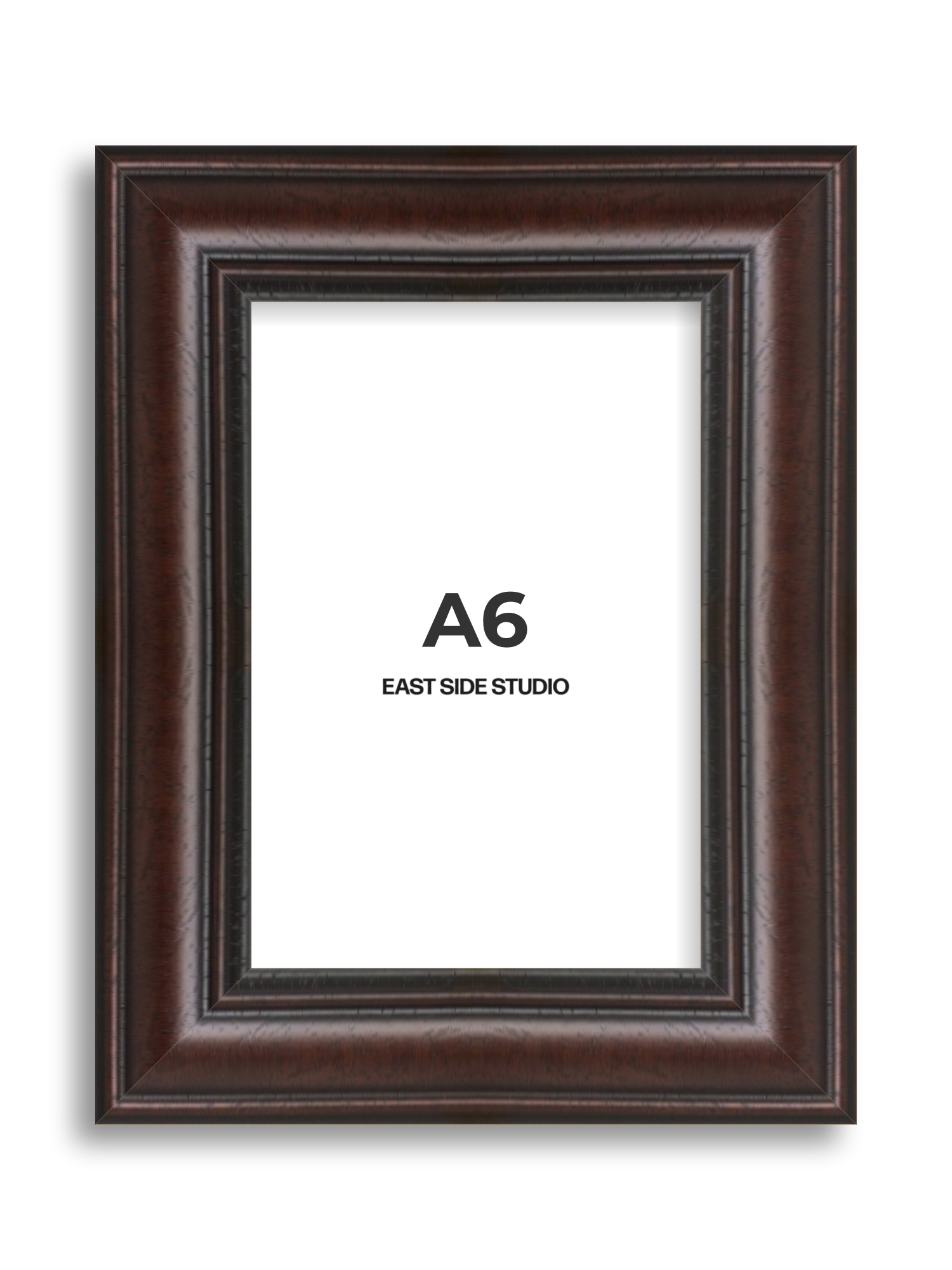 Antique Mahogany A6 picture frame