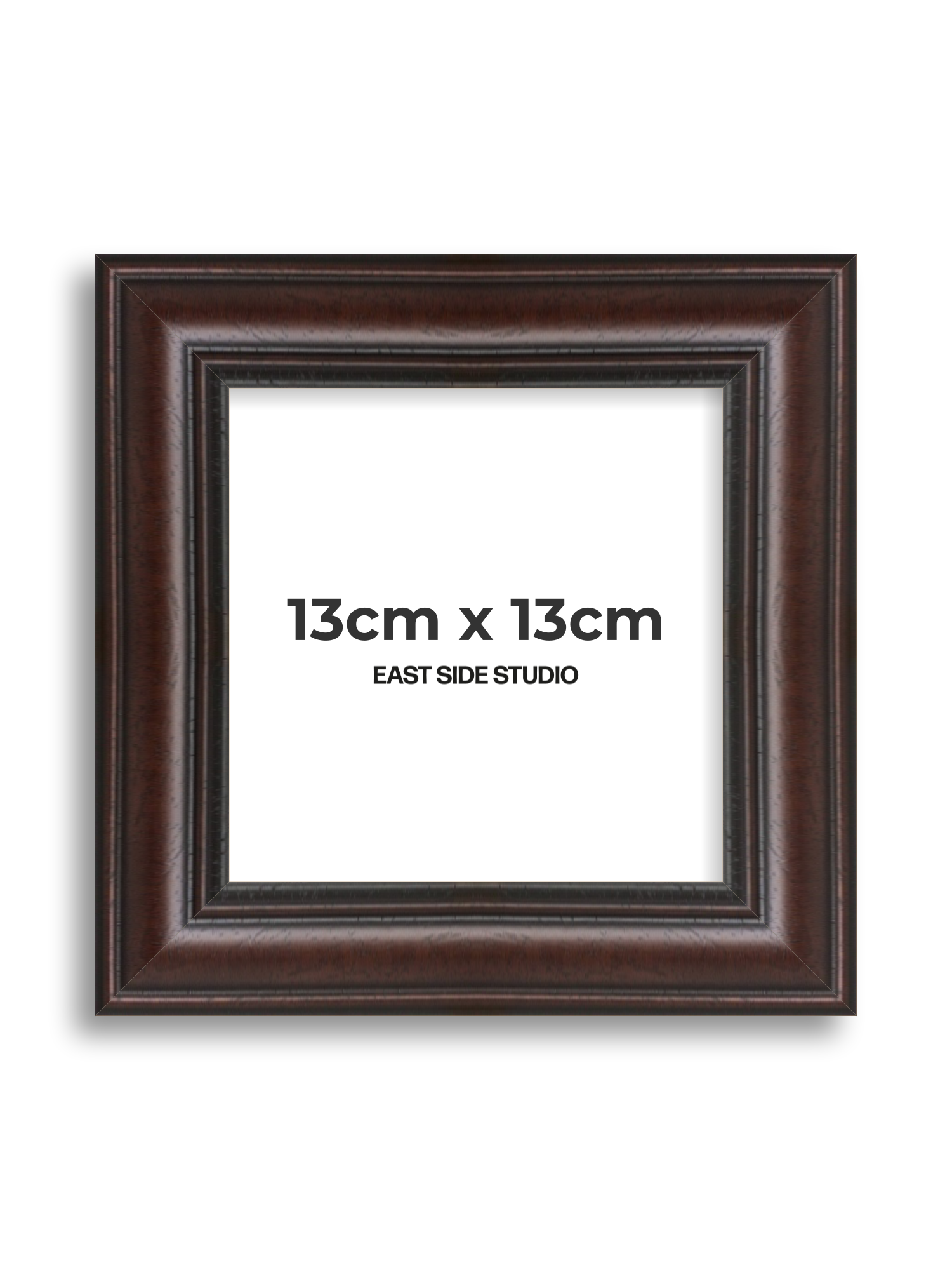 Antique Mahogany 13cm x 13cm picture frame