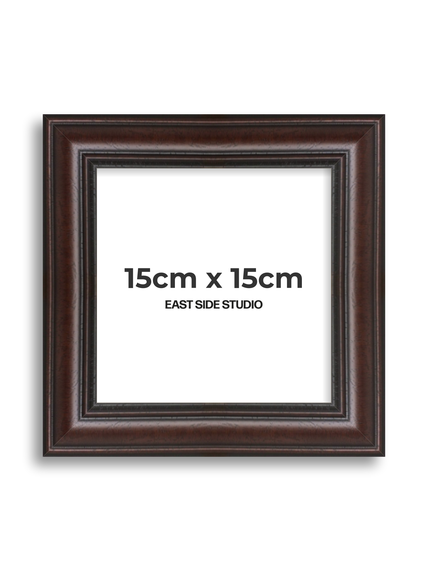 Antique Mahogany 15cm x 15cm picture frame