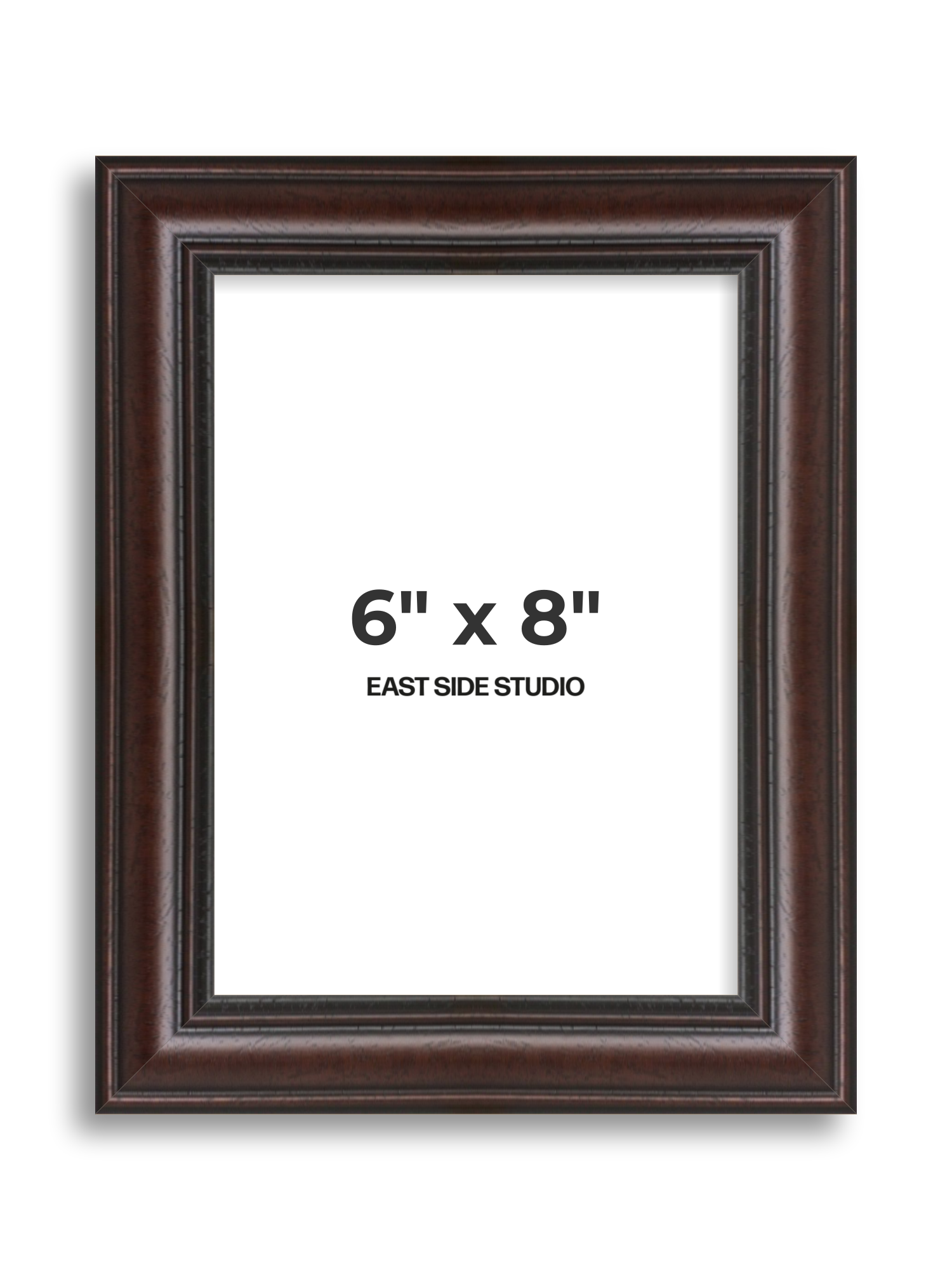 Antique Mahogany 6" x 8" picture frame