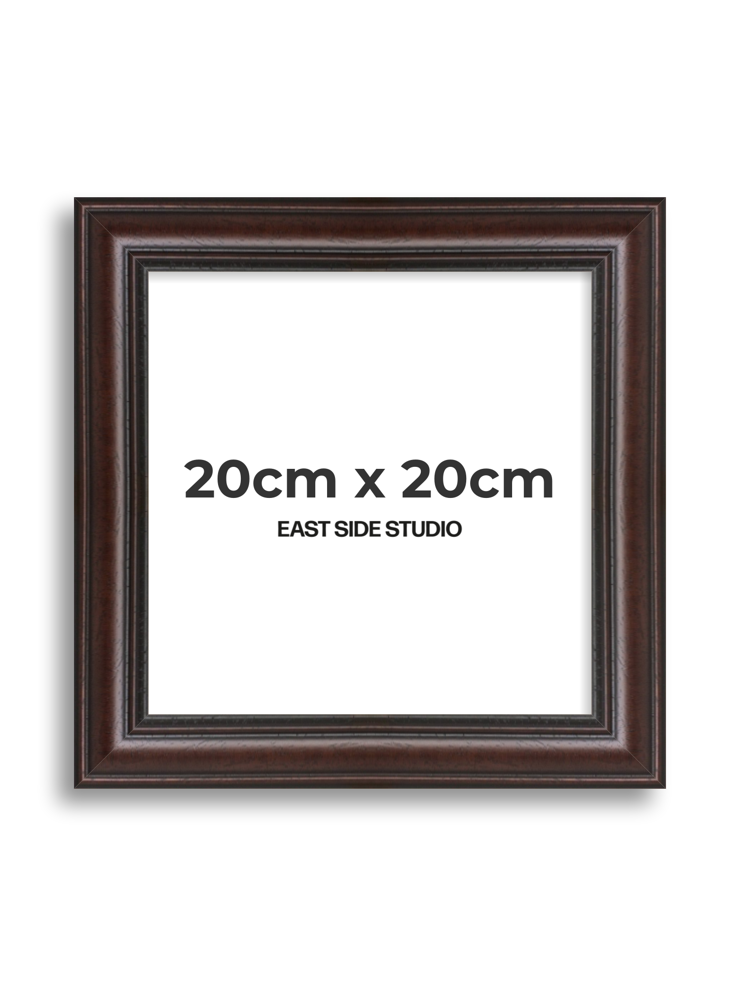 Antique Mahogany 20cm x 20cm picture frame