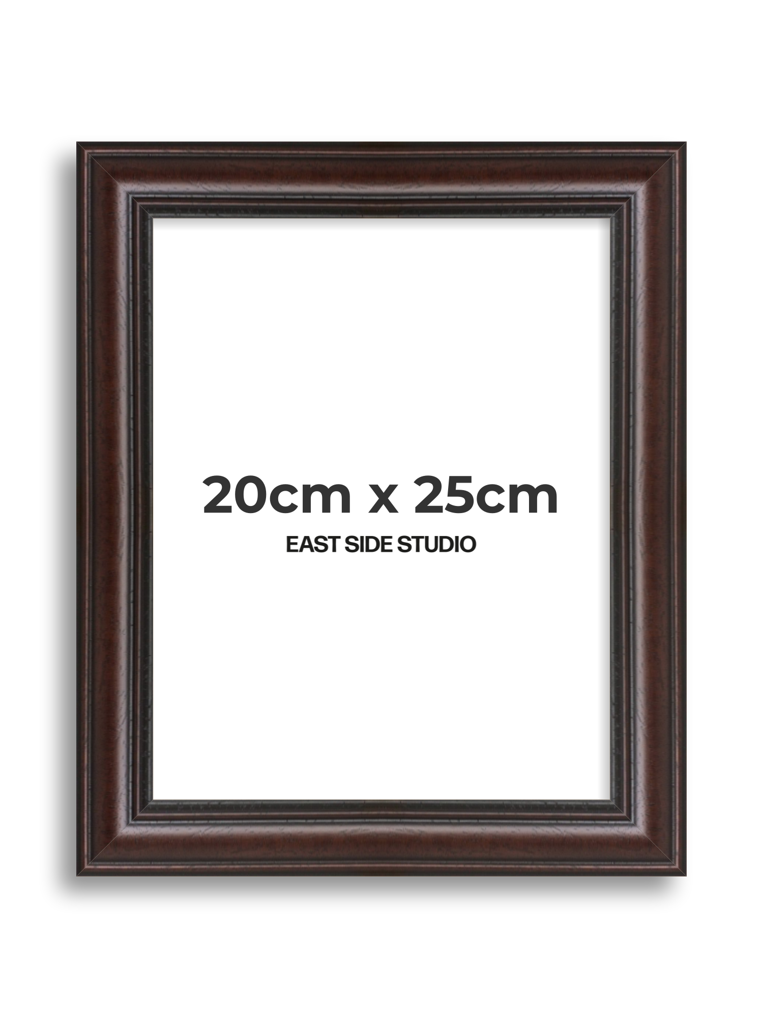 Antique Mahogany 20cm x 25cm picture frame