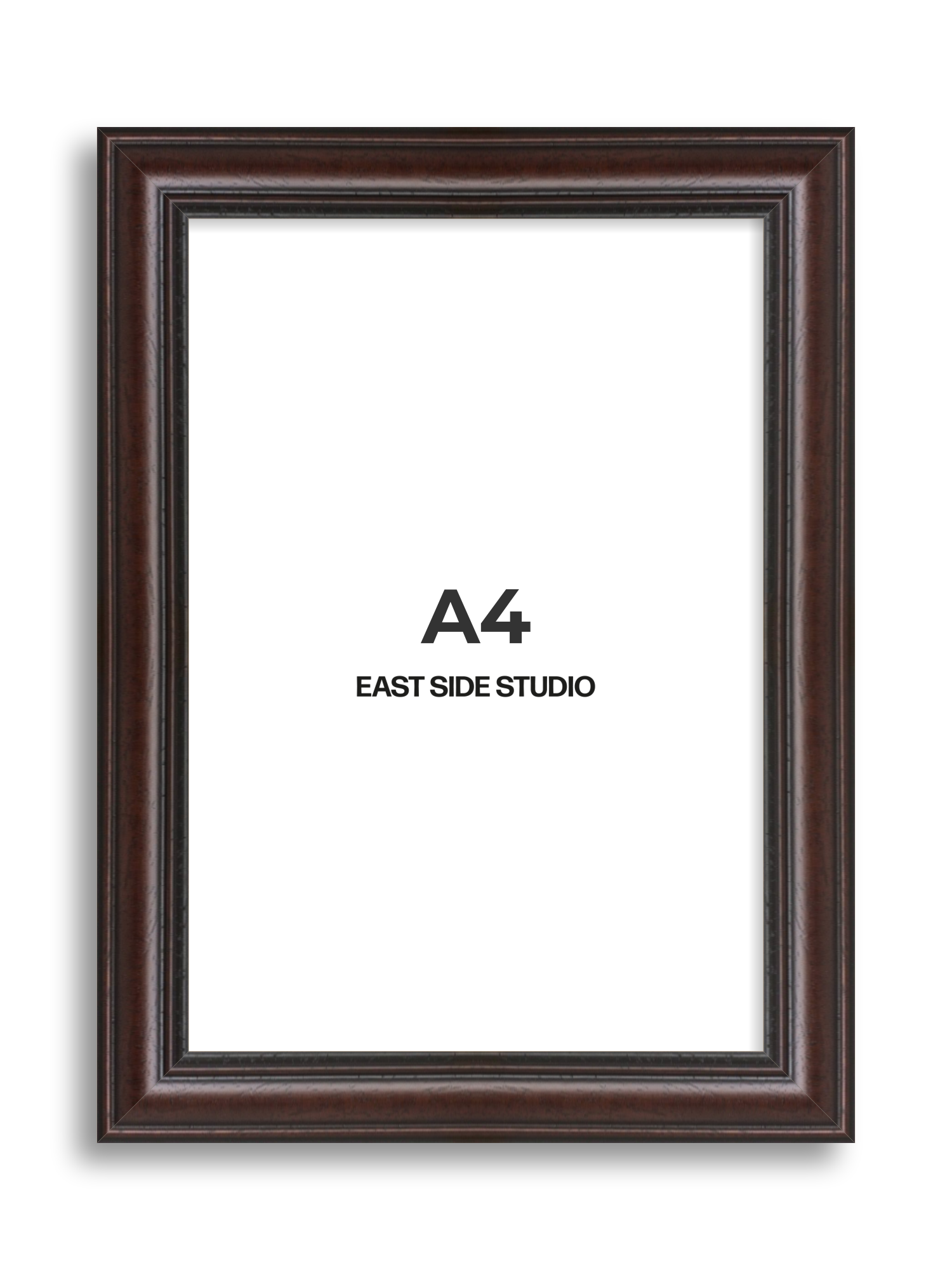 Antique Mahogany A4 picture frame