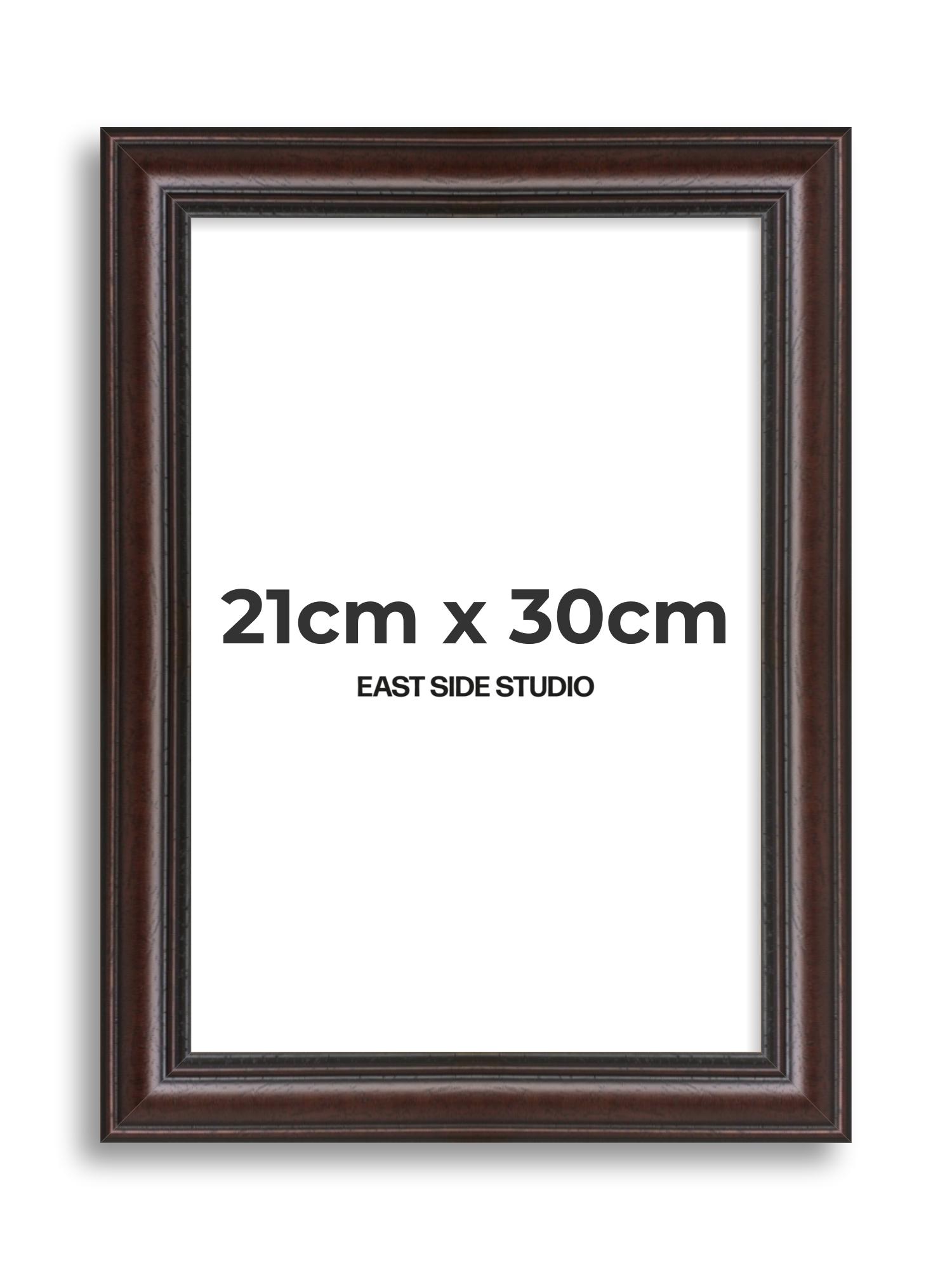 Antique Mahogany 21cm x 30cm picture frame