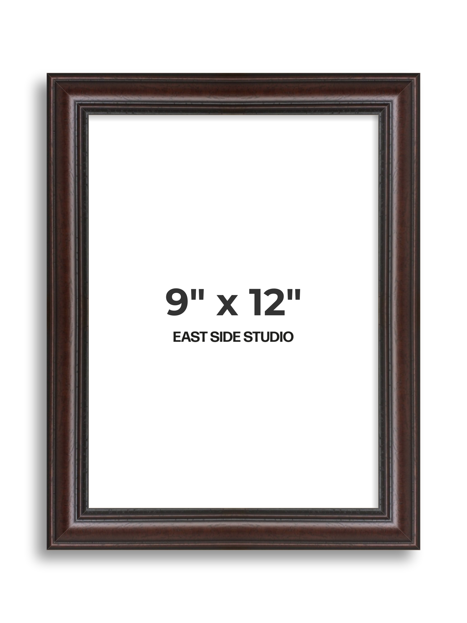 Antique Mahogany 9" x 12" picture frame