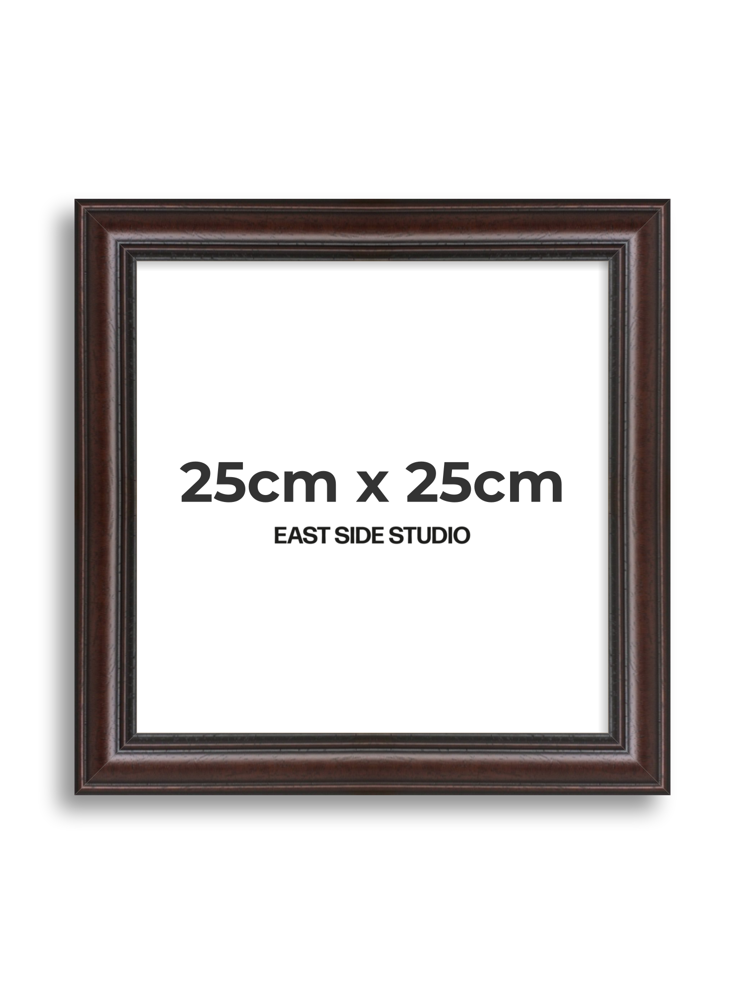 Antique Mahogany 25cm x 25cm picture frame