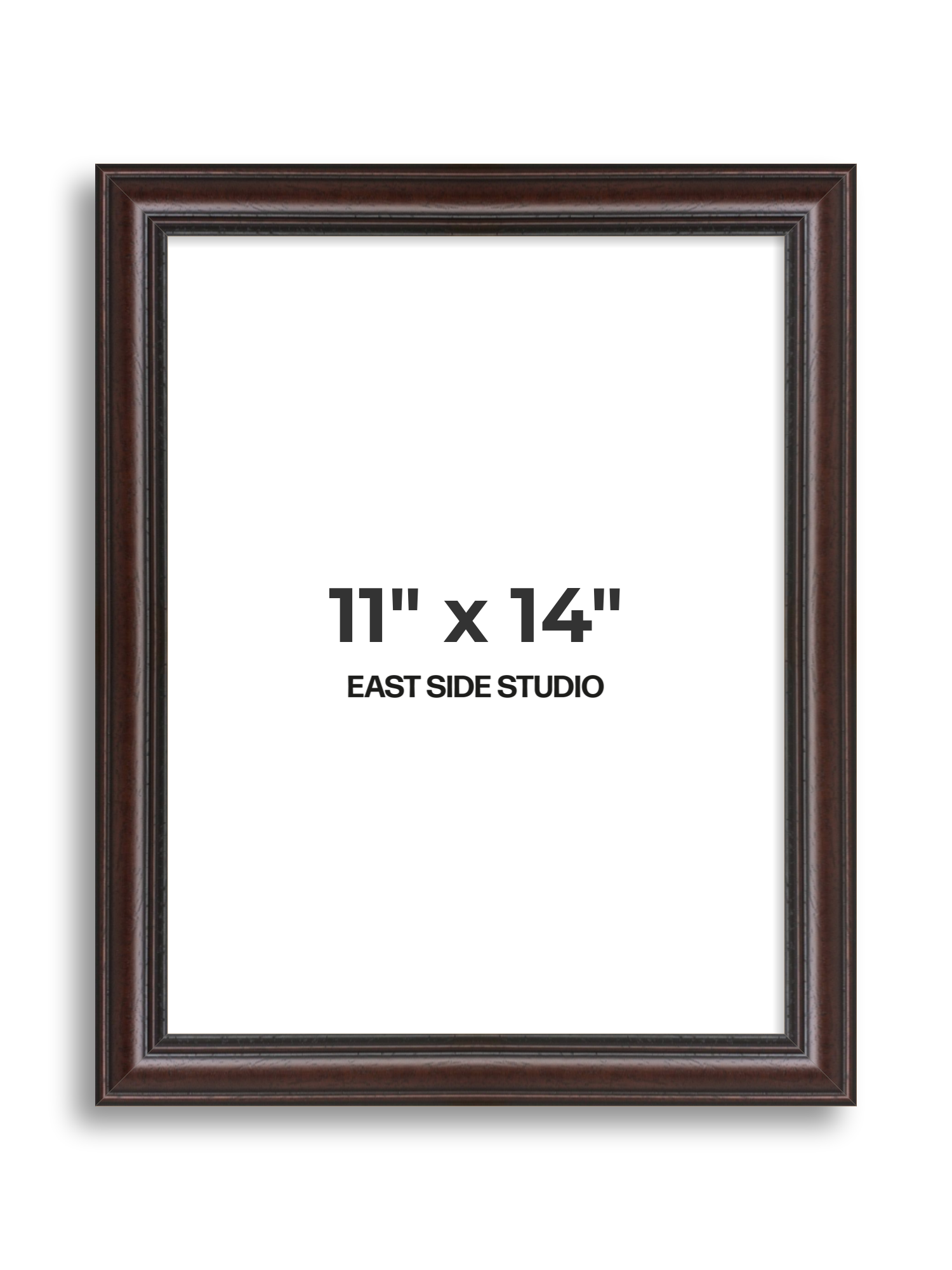 Antique Mahogany 11" x 14" picture frame