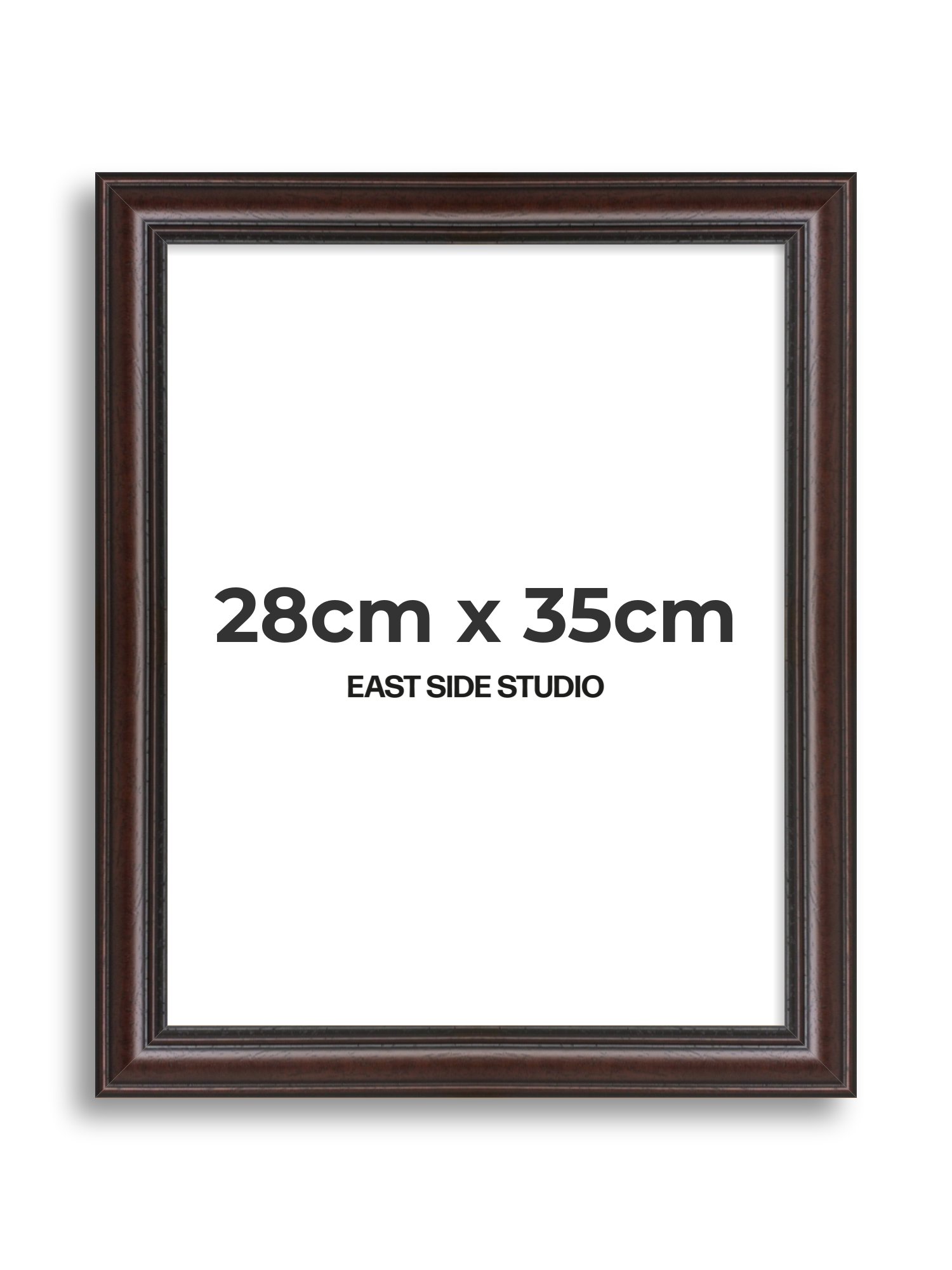 Antique Mahogany 28cm x 35cm picture frame