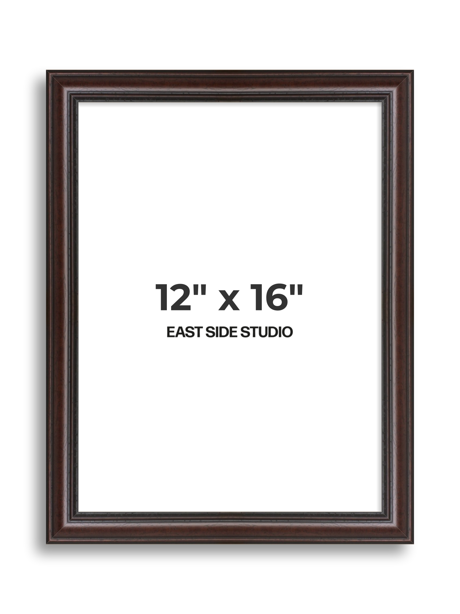 Antique Mahogany 12" x 16" picture frame