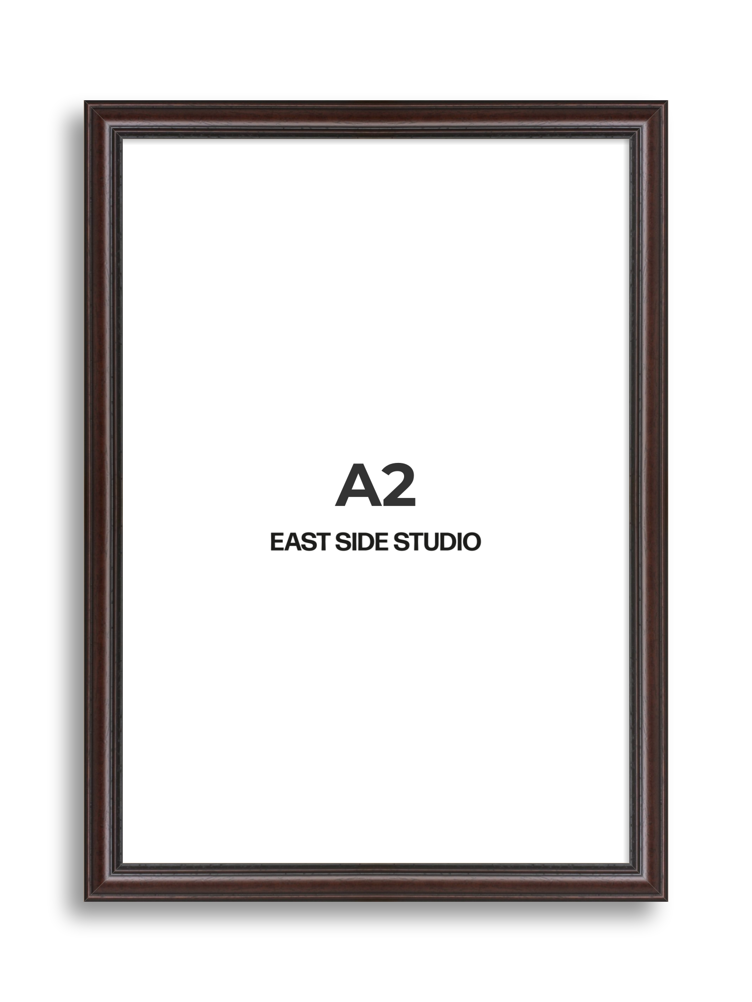 Antique Mahogany A2 picture frame