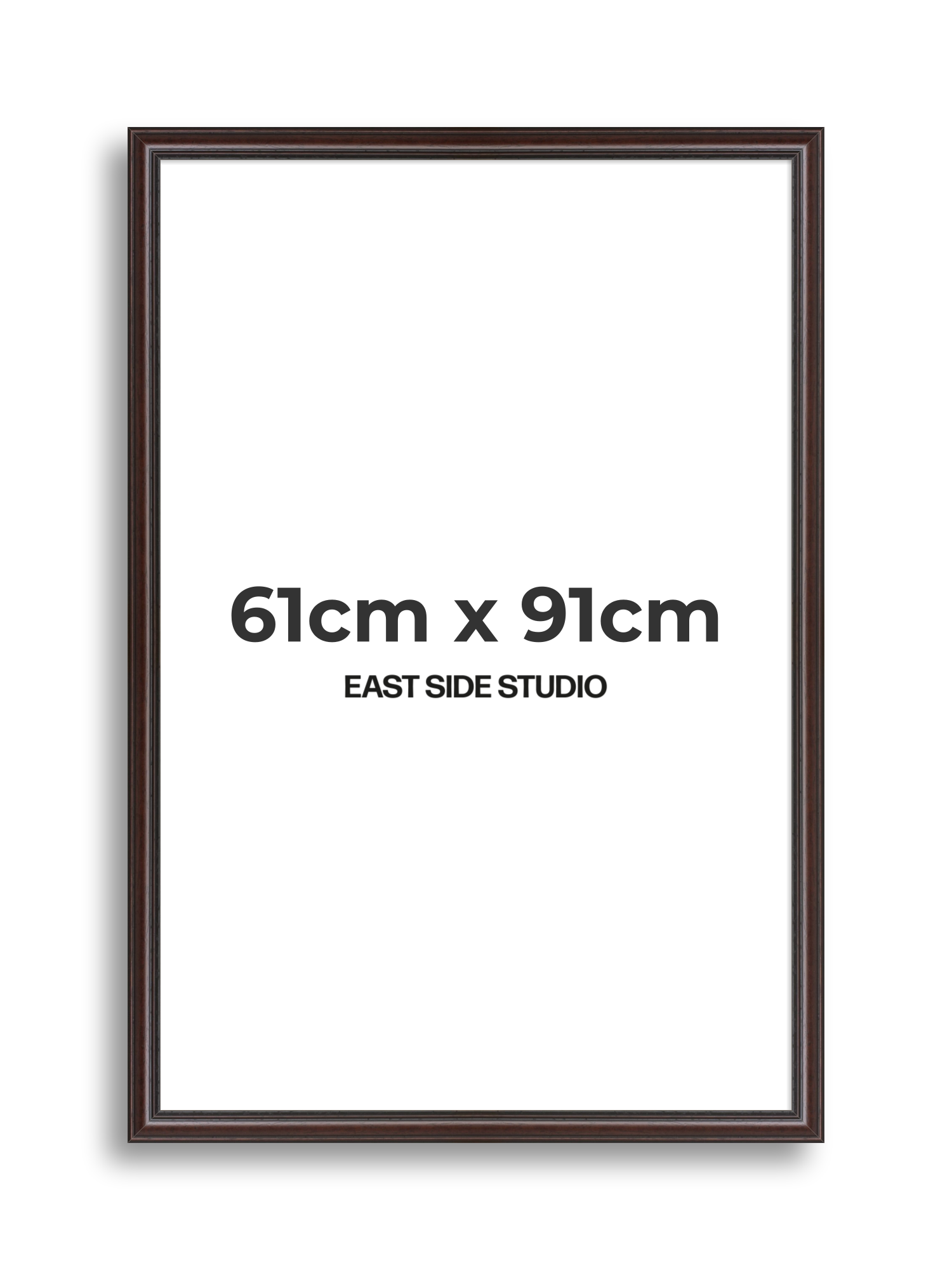 Antique Mahogany 61cm x 91cm picture frame