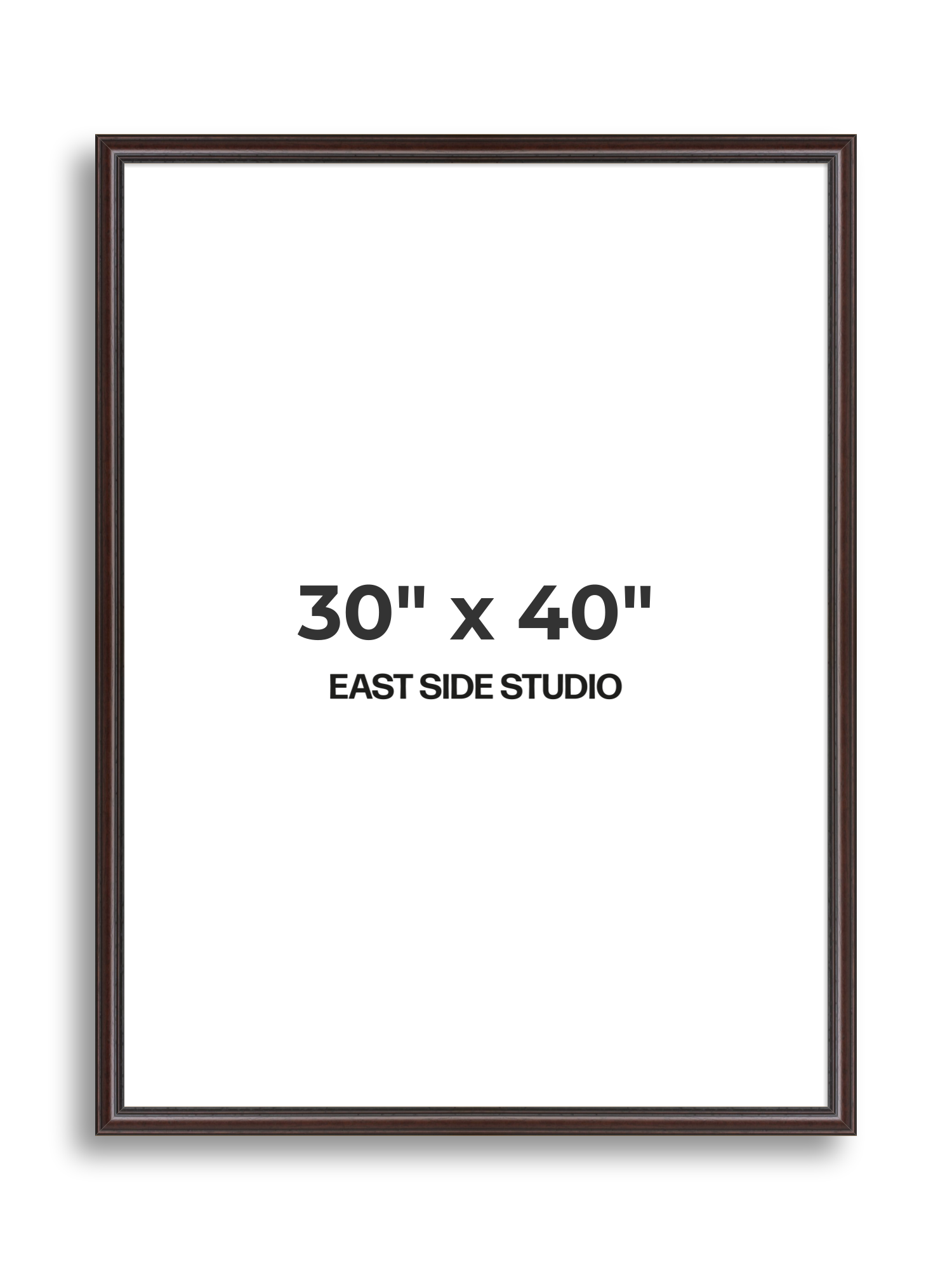 Antique Mahogany 30" x 40" picture frame