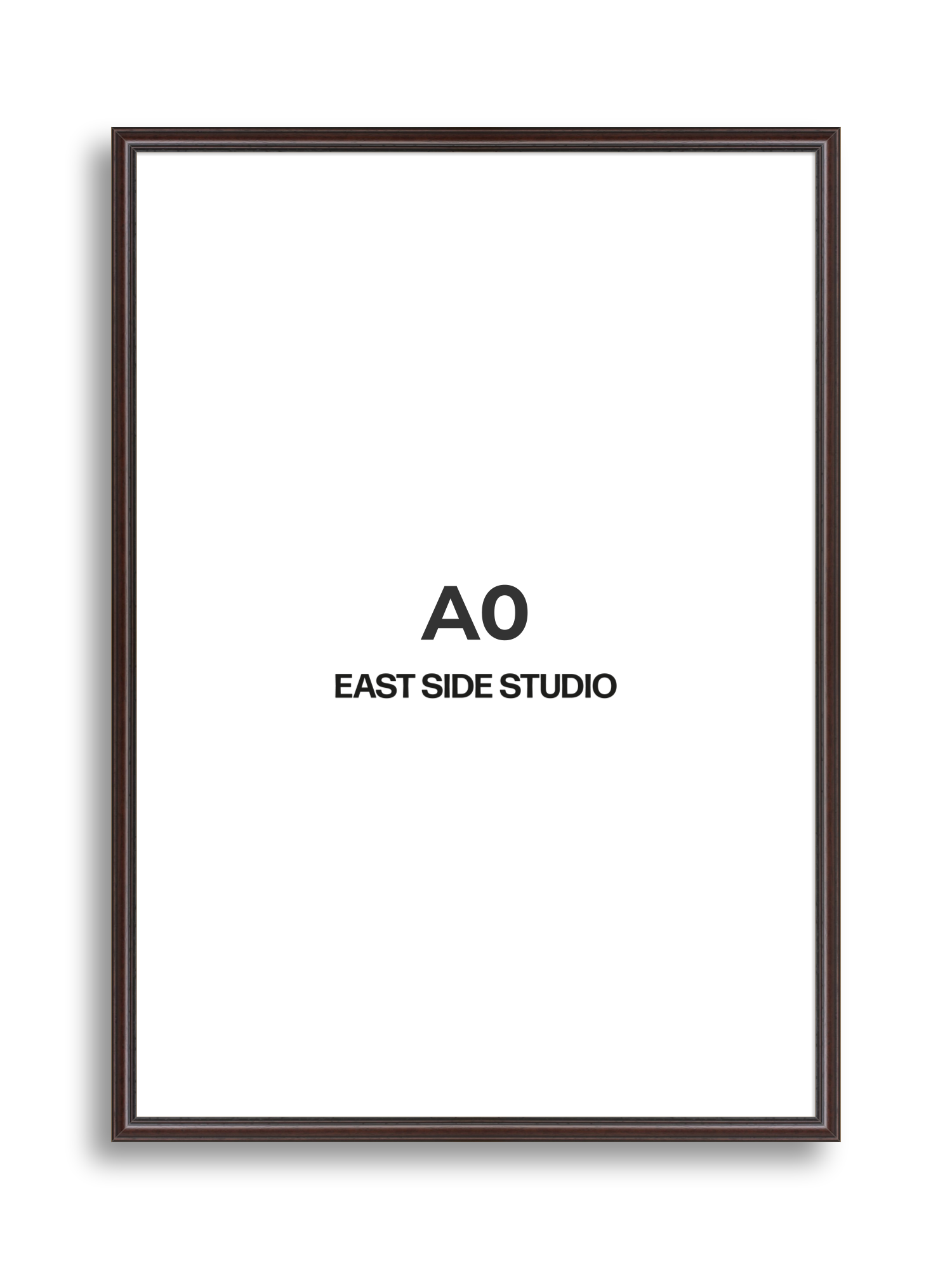 Antique Mahogany A0 picture frame