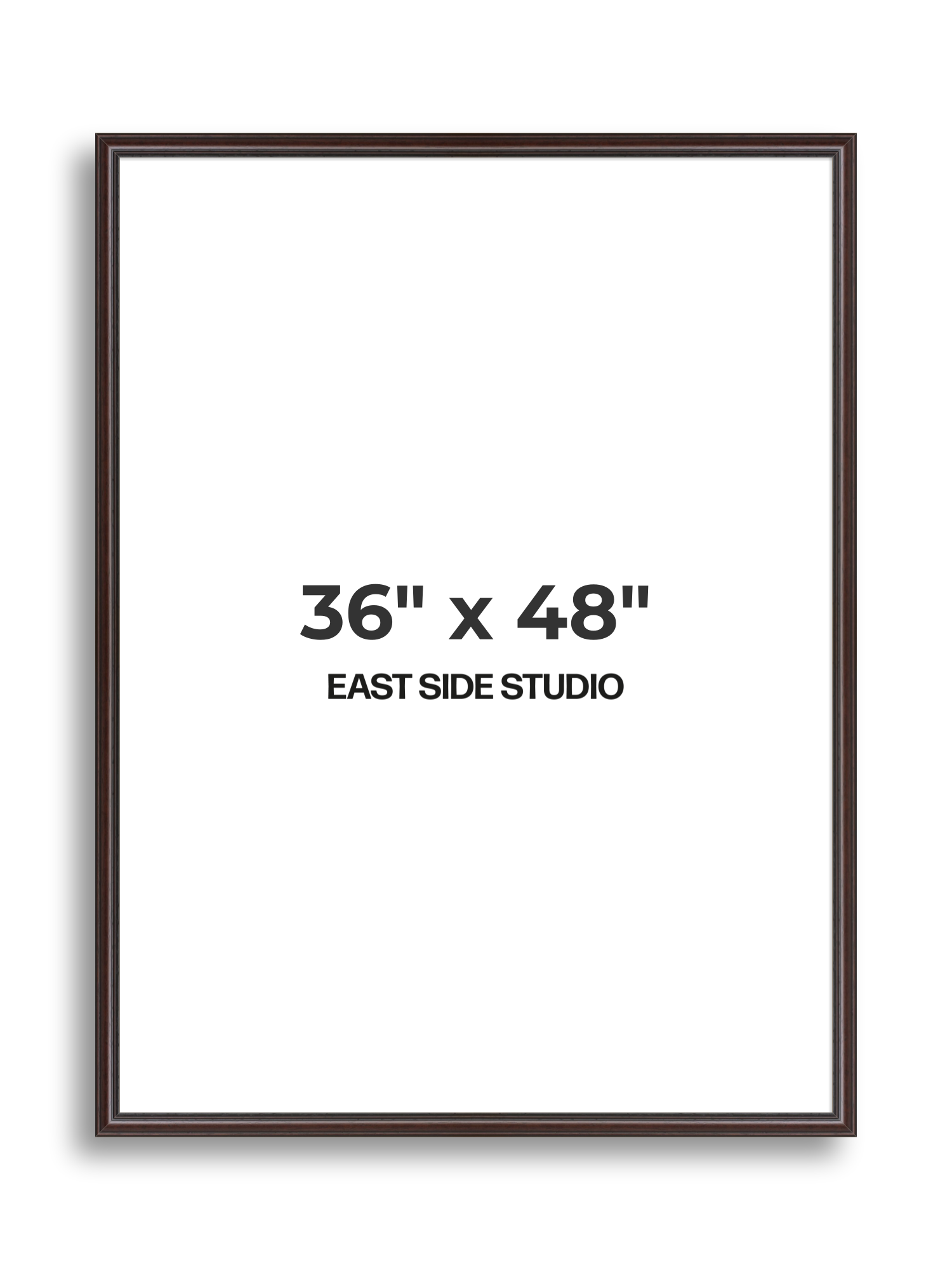 Antique Mahogany 36" x 48" picture frame