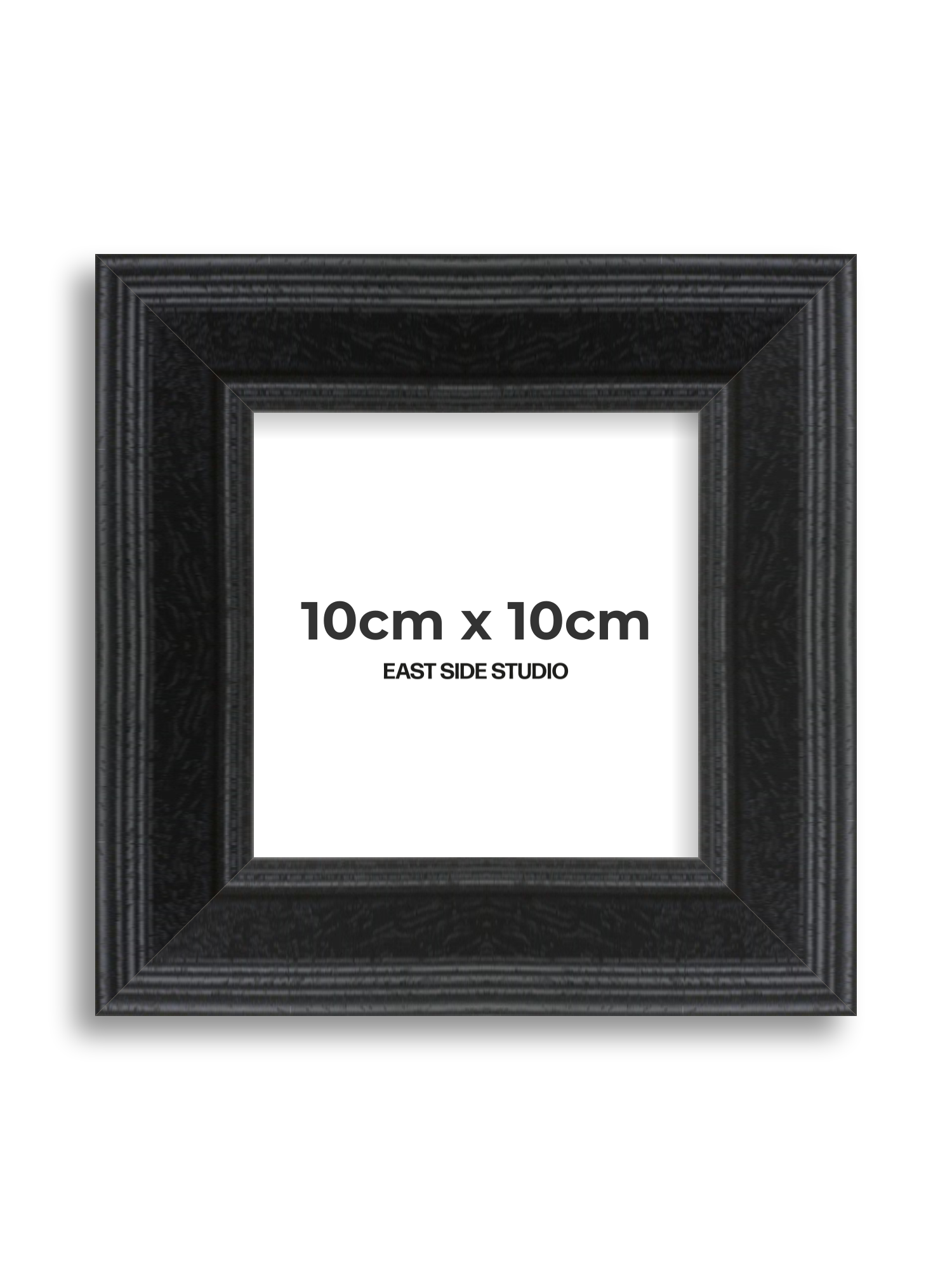 Black Grain 10cm x 10cm picture frame
