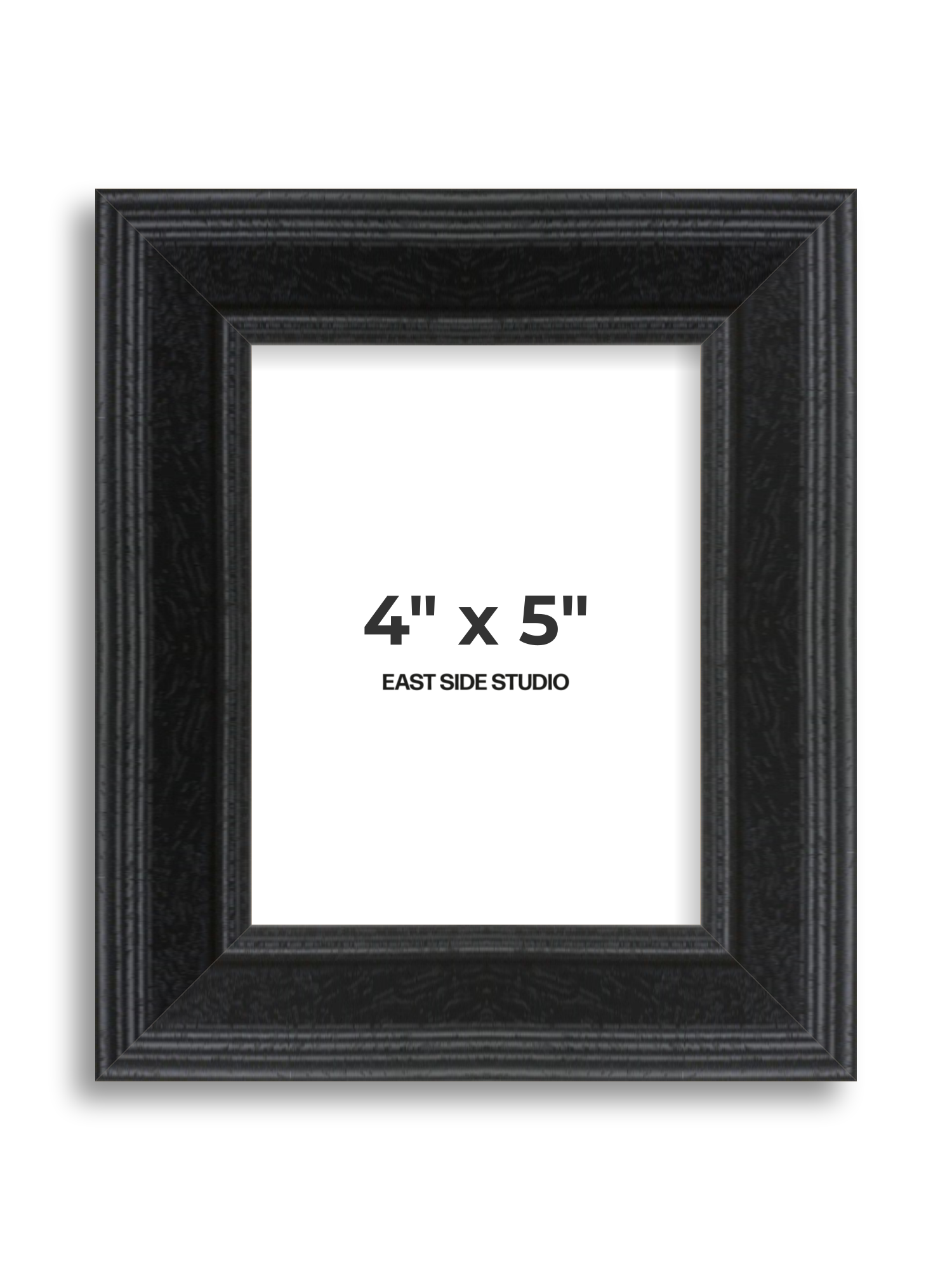 Black Grain 4" x 5" picture frame