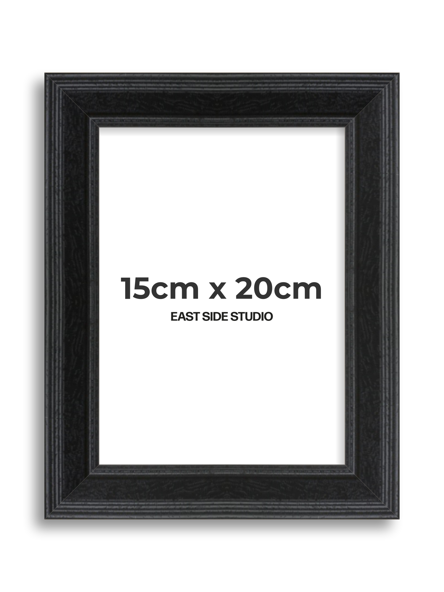 Black Grain 15cm x 20cm picture frame