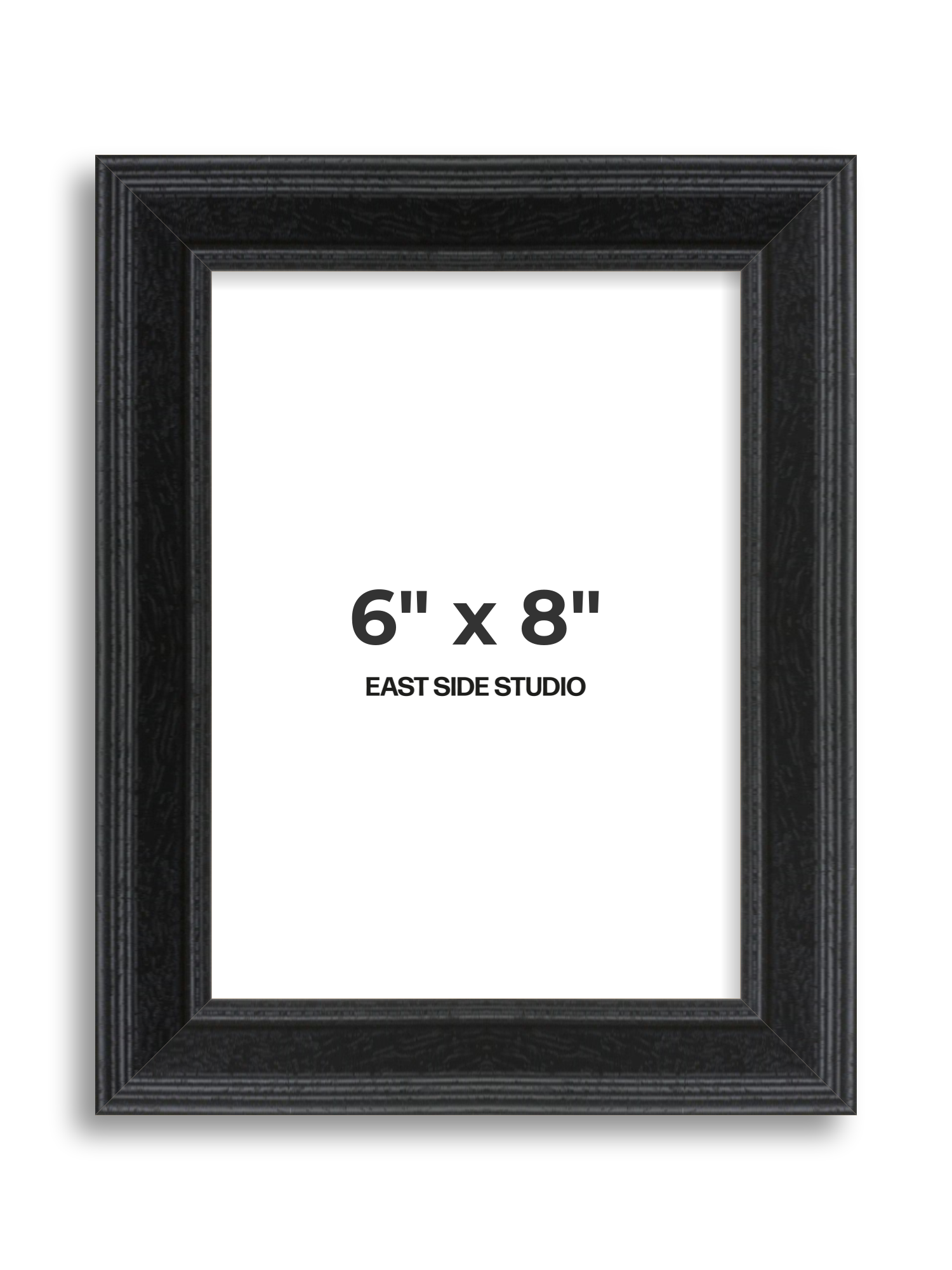 Black Grain 6" x 8" picture frame