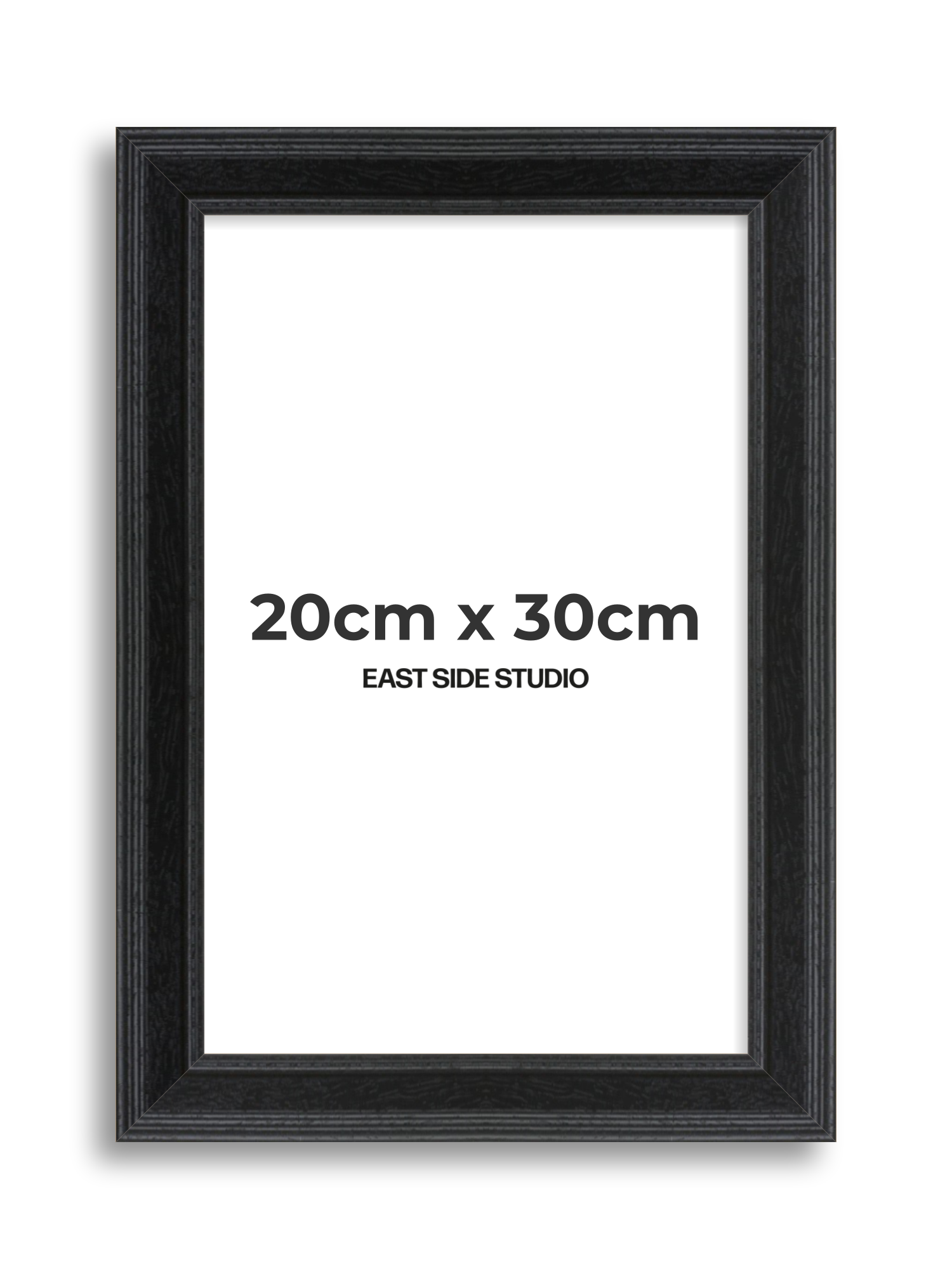 Black Grain 20cm x 30cm picture frame
