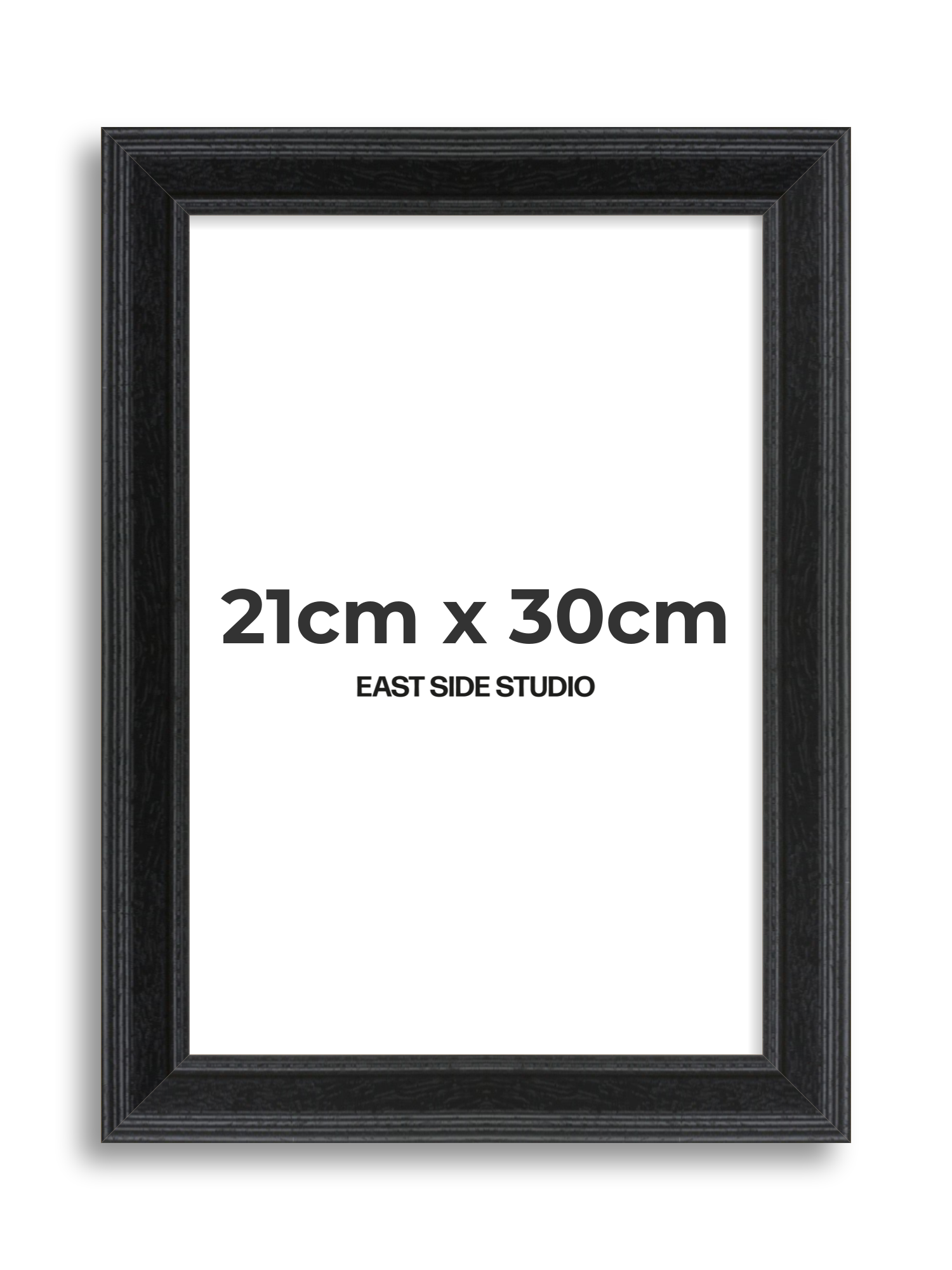 Black Grain 21cm x 30cm picture frame