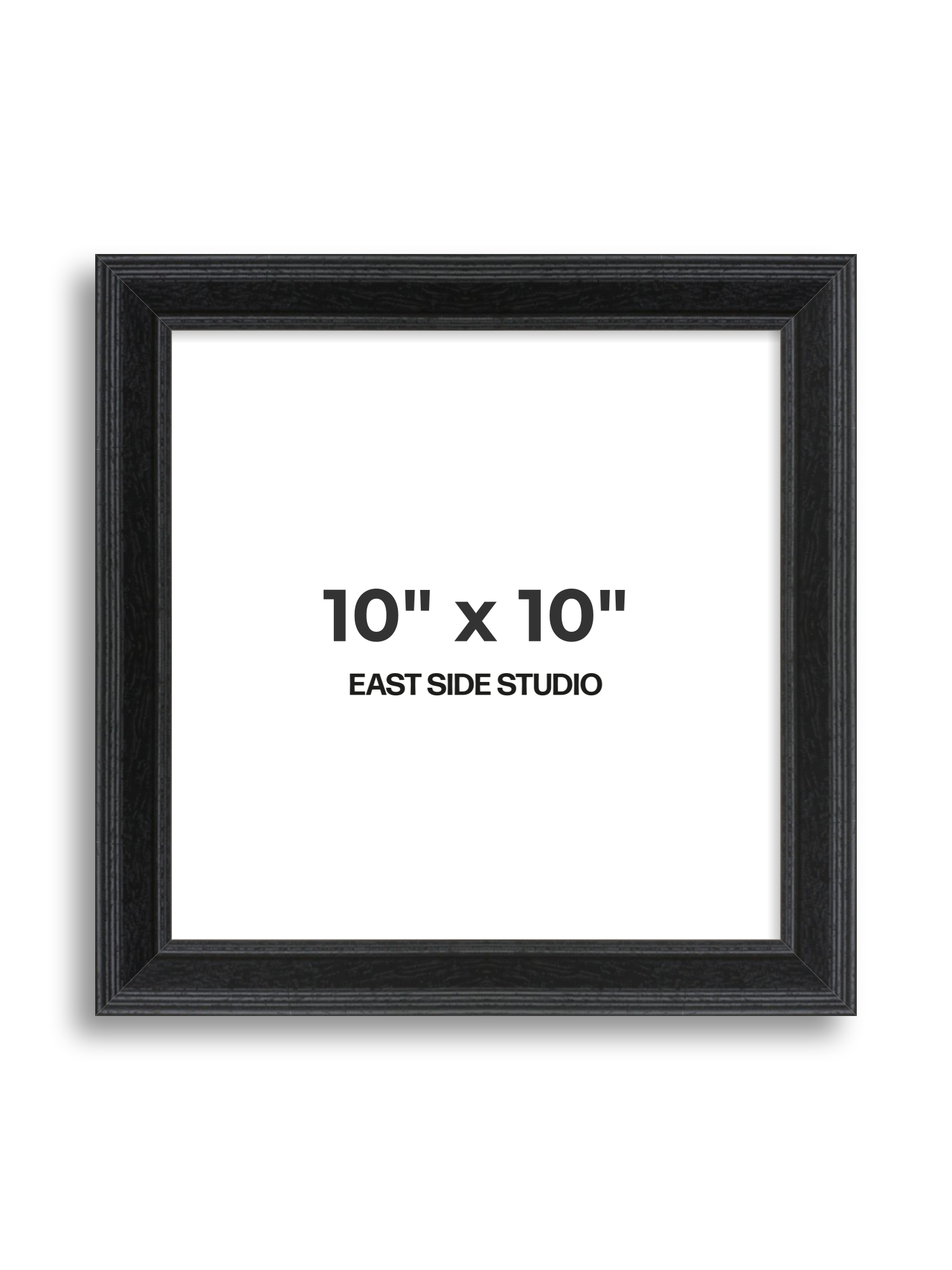 Black Grain 10" x 10" picture frame