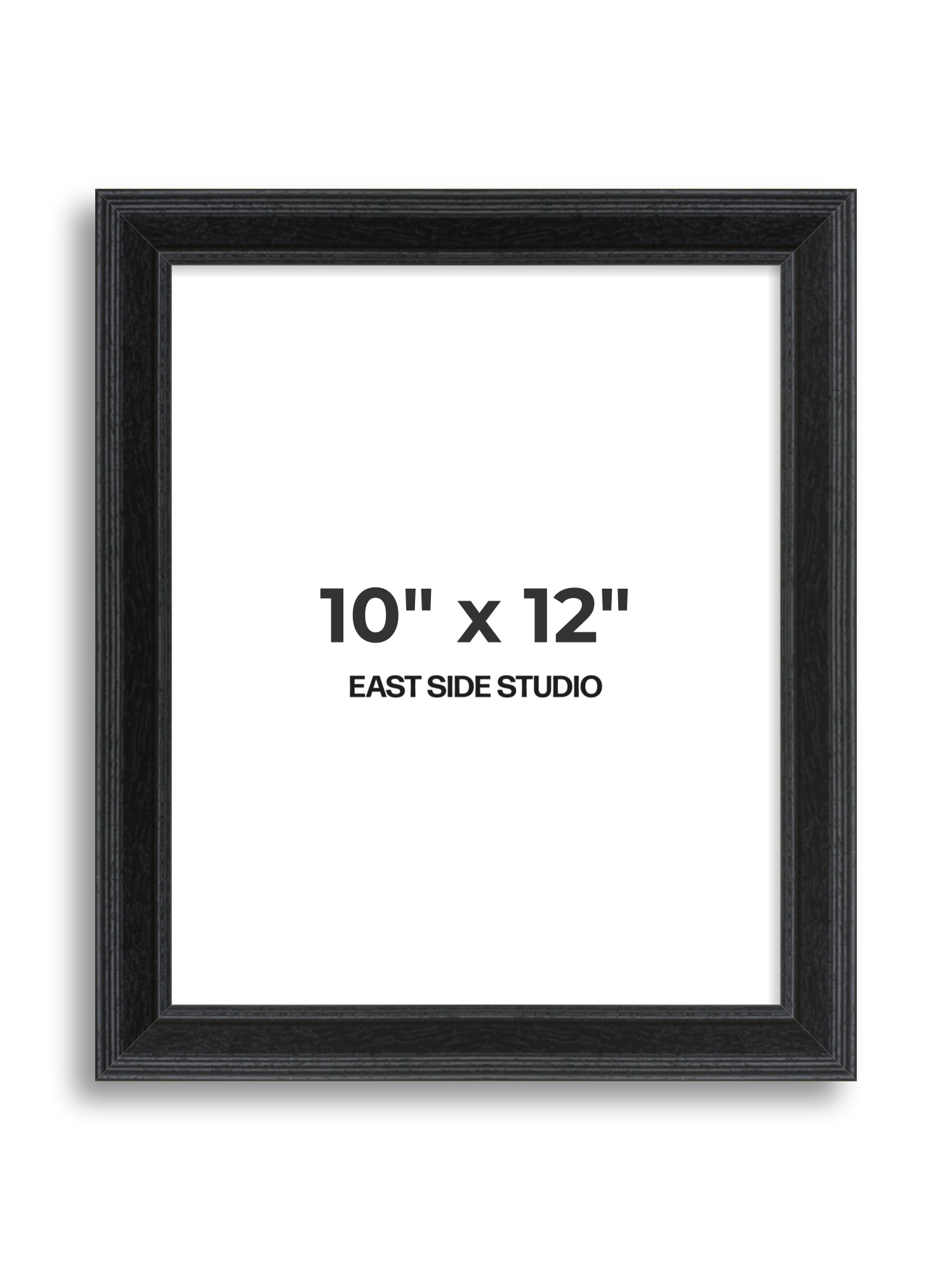 Black Grain 10" x 12" picture frame