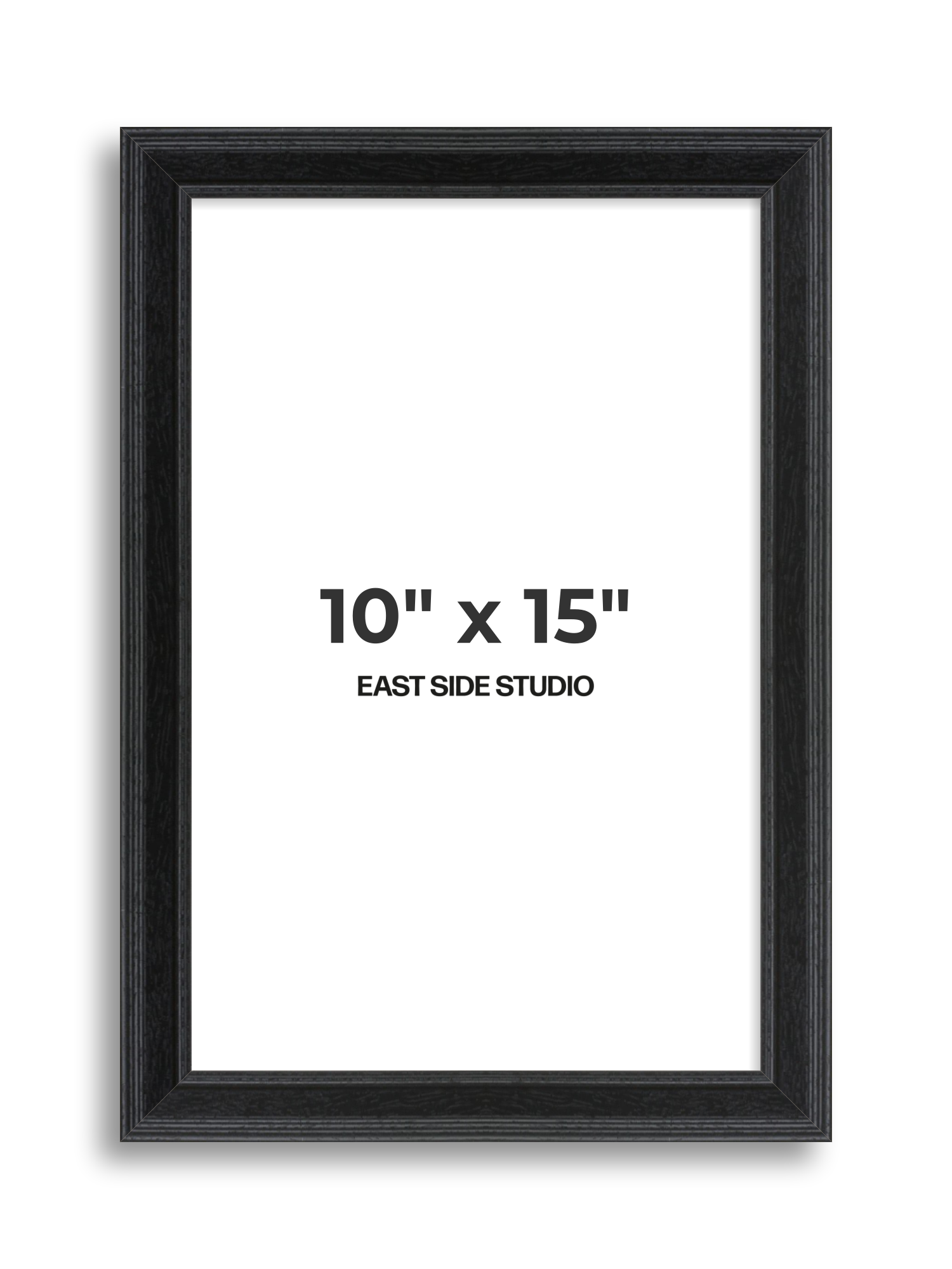 Black Grain 10" x 15" picture frame