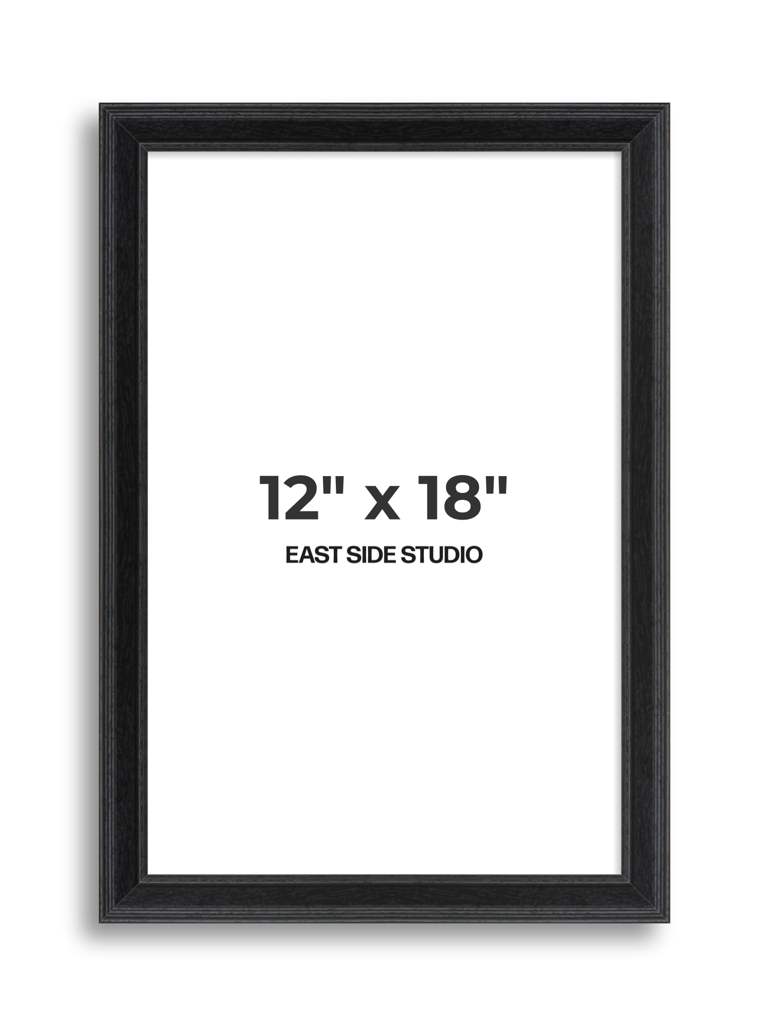Black Grain 12" x 18" picture frame