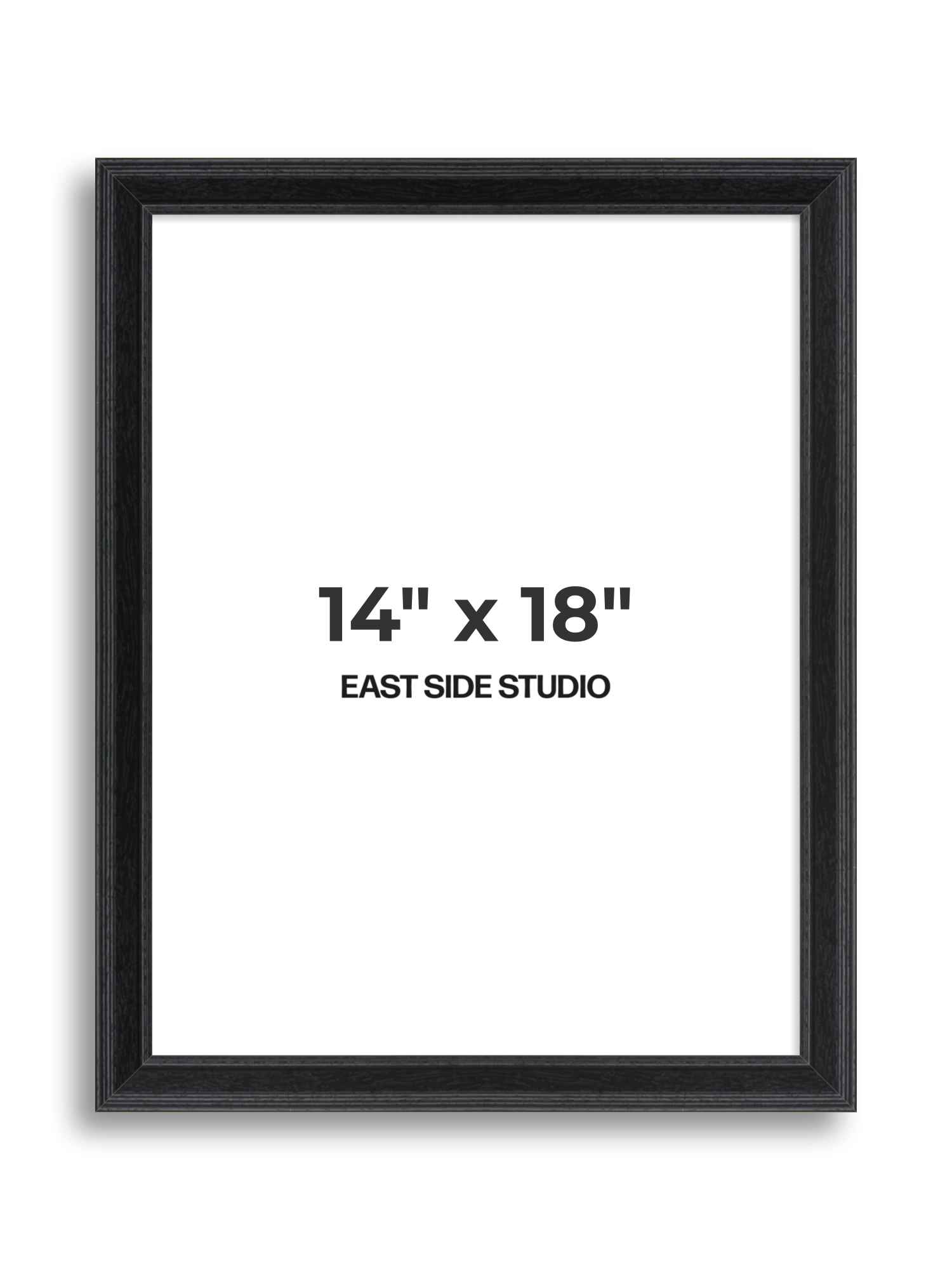 Black Grain 14" x 18" picture frame