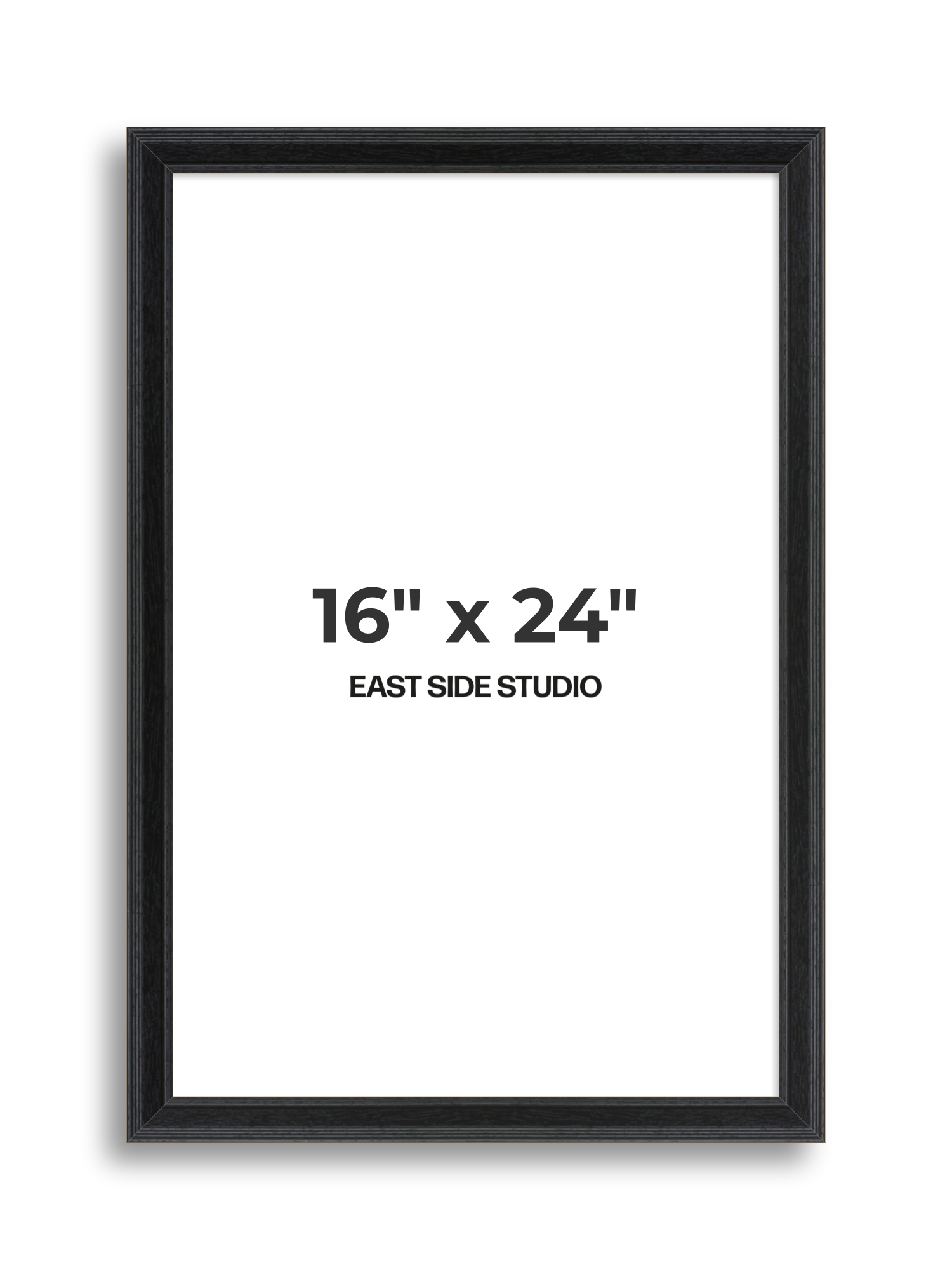 Black Grain 16" x 24" picture frame