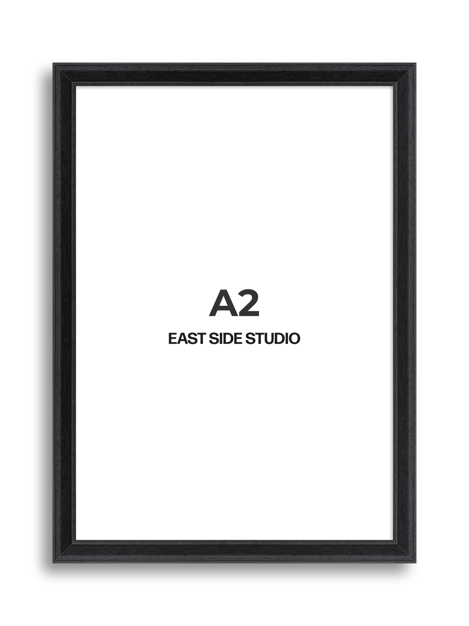Black Grain A2 picture frame