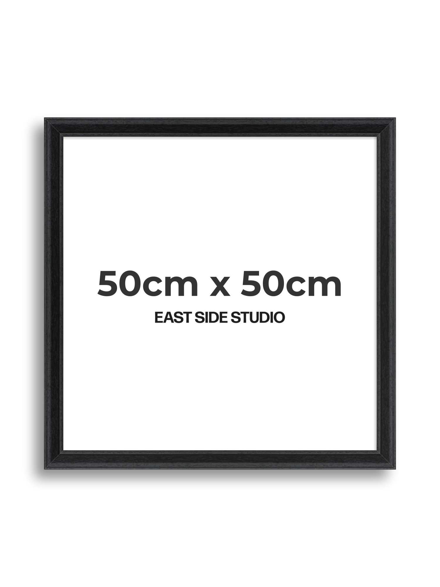 Black Grain 50cm x 50cm picture frame