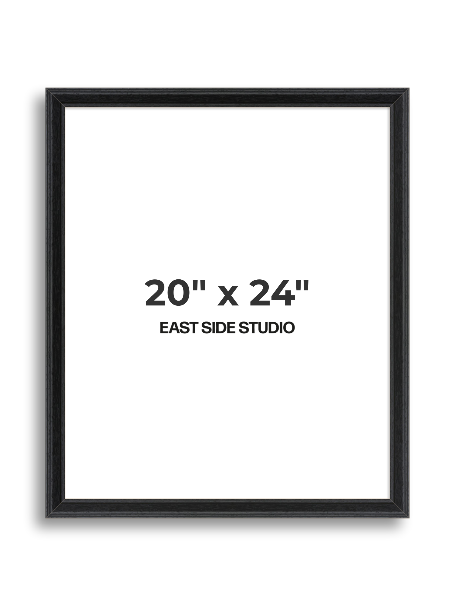 Black Grain 20" x 24" picture frame
