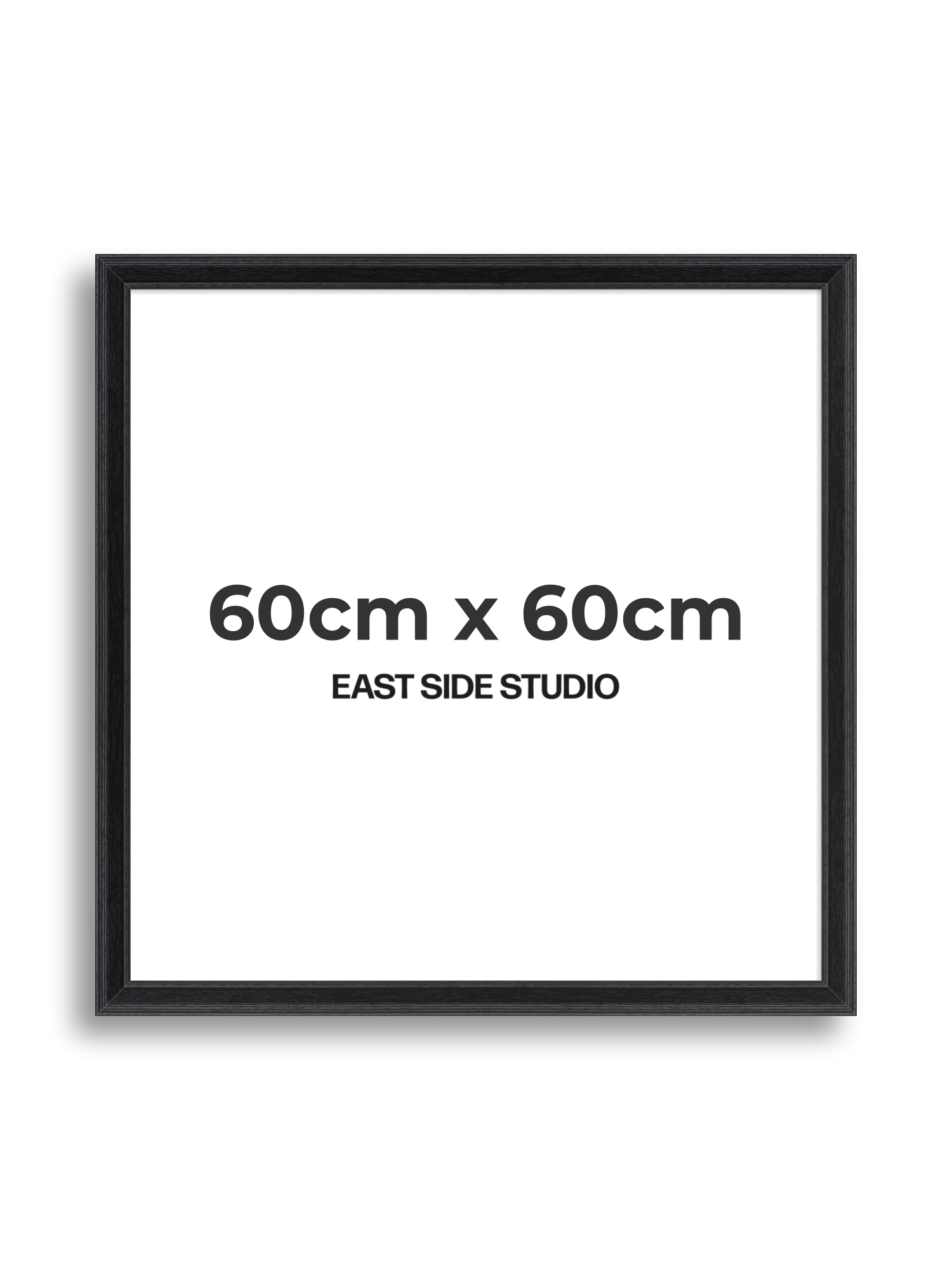 Black Grain 60cm x 60cm picture frame