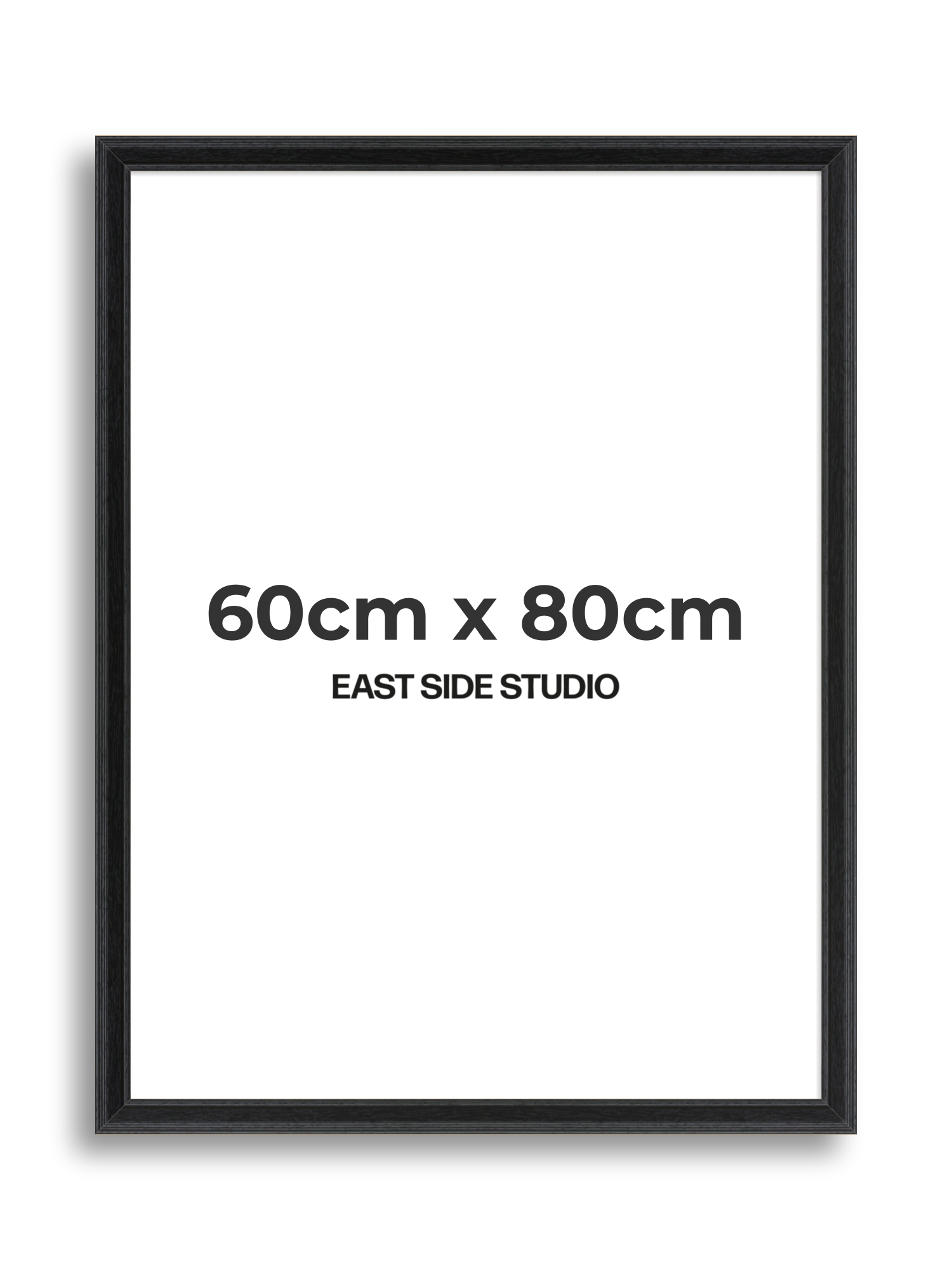 Black Grain 60cm x 80cm picture frame