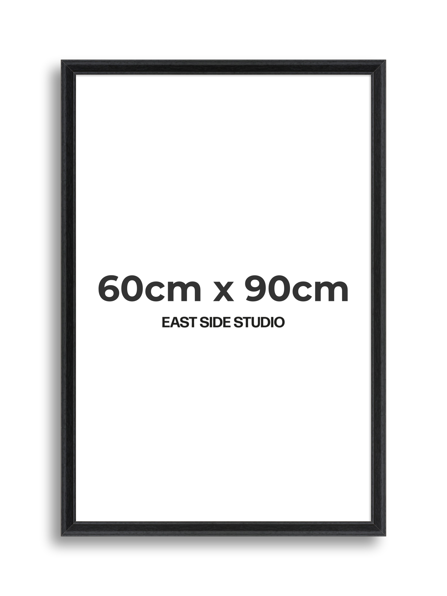 Black Grain 60cm x 90cm picture frame