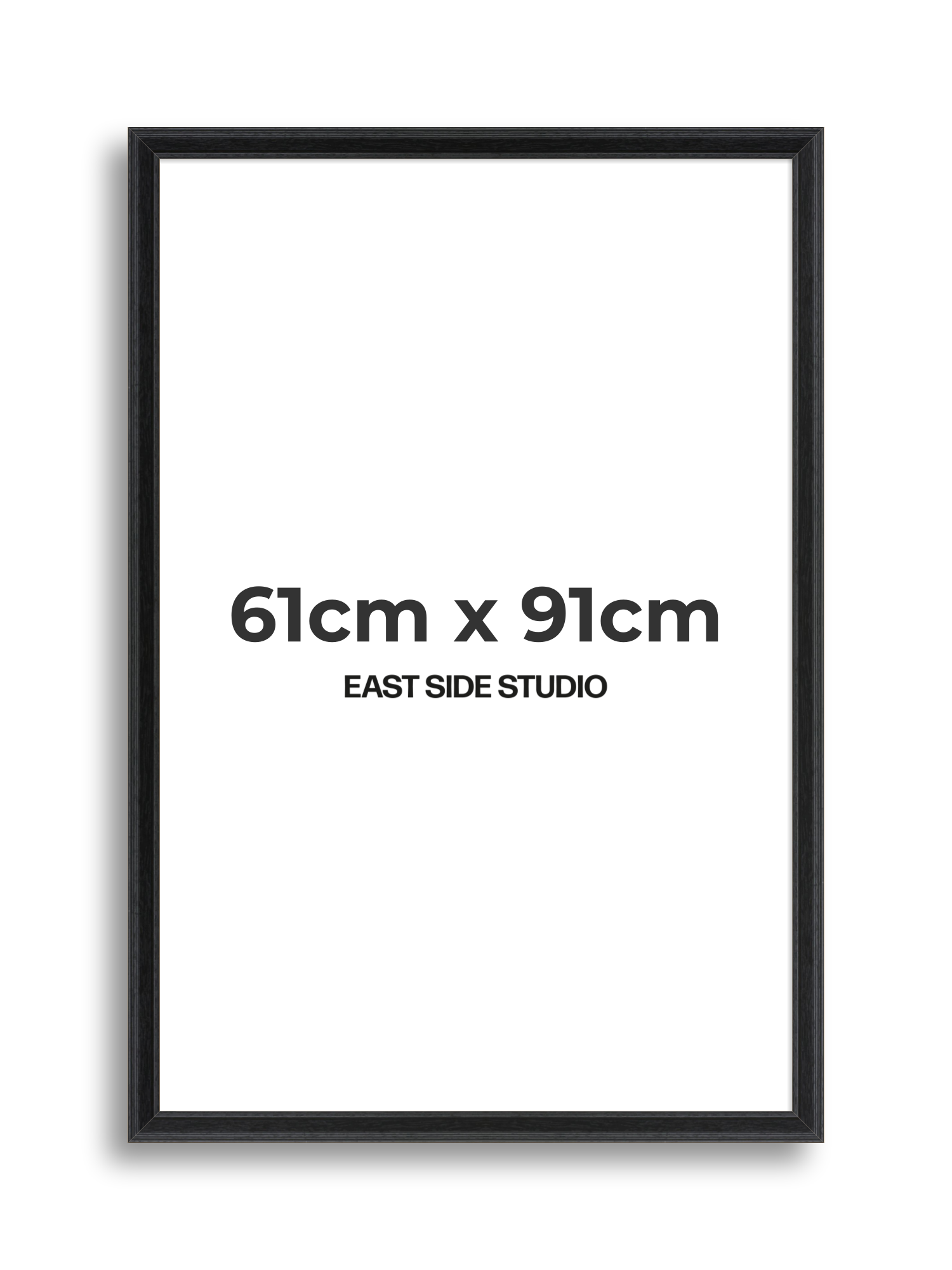 Black Grain 61cm x 91cm picture frame